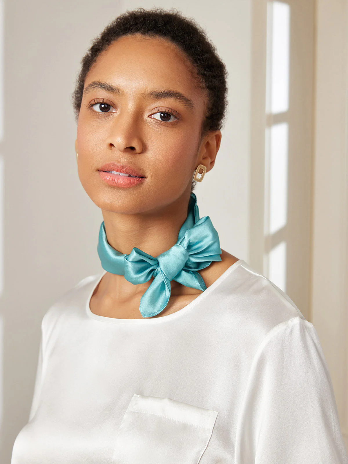 Foulard Carré 100% Soie de Mûrier 53*53cm / 21 - Image 16