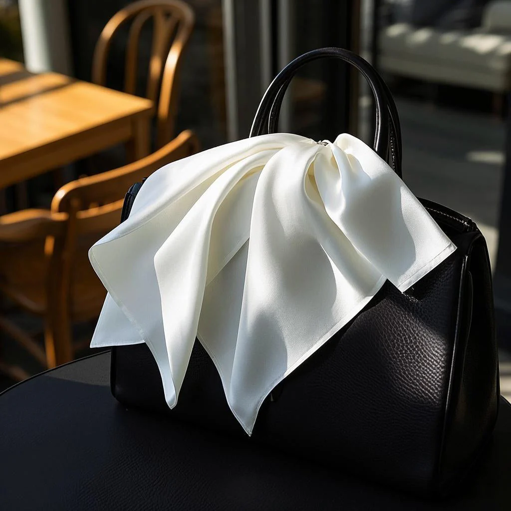 Foulard Carré 100% Soie de Mûrier 53*53cm / 21 - Image 25