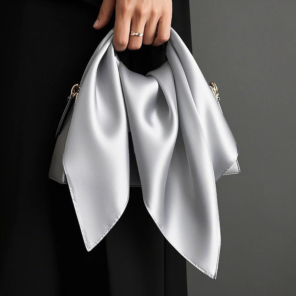 Foulard Carré 100% Soie de Mûrier 53*53cm / 21 - Image 28