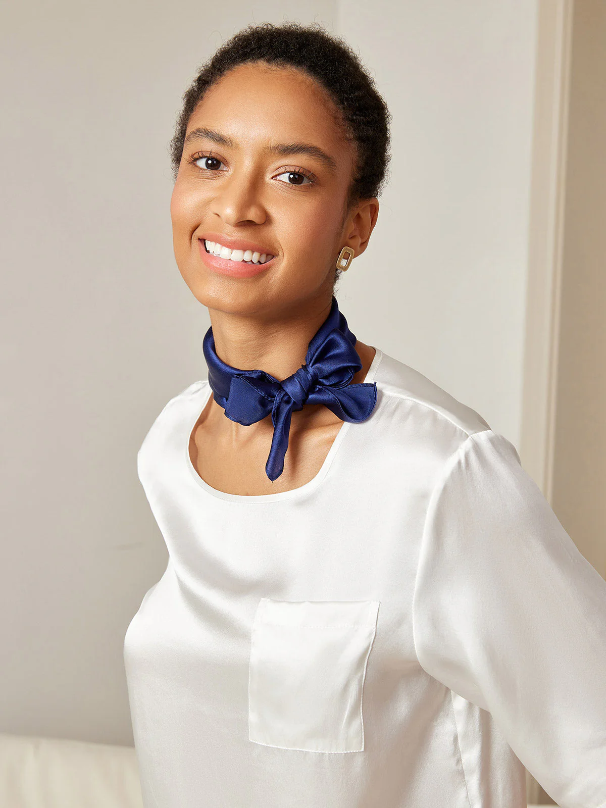 Foulard Carré 100% Soie de Mûrier 53*53cm / 21 - Image 8