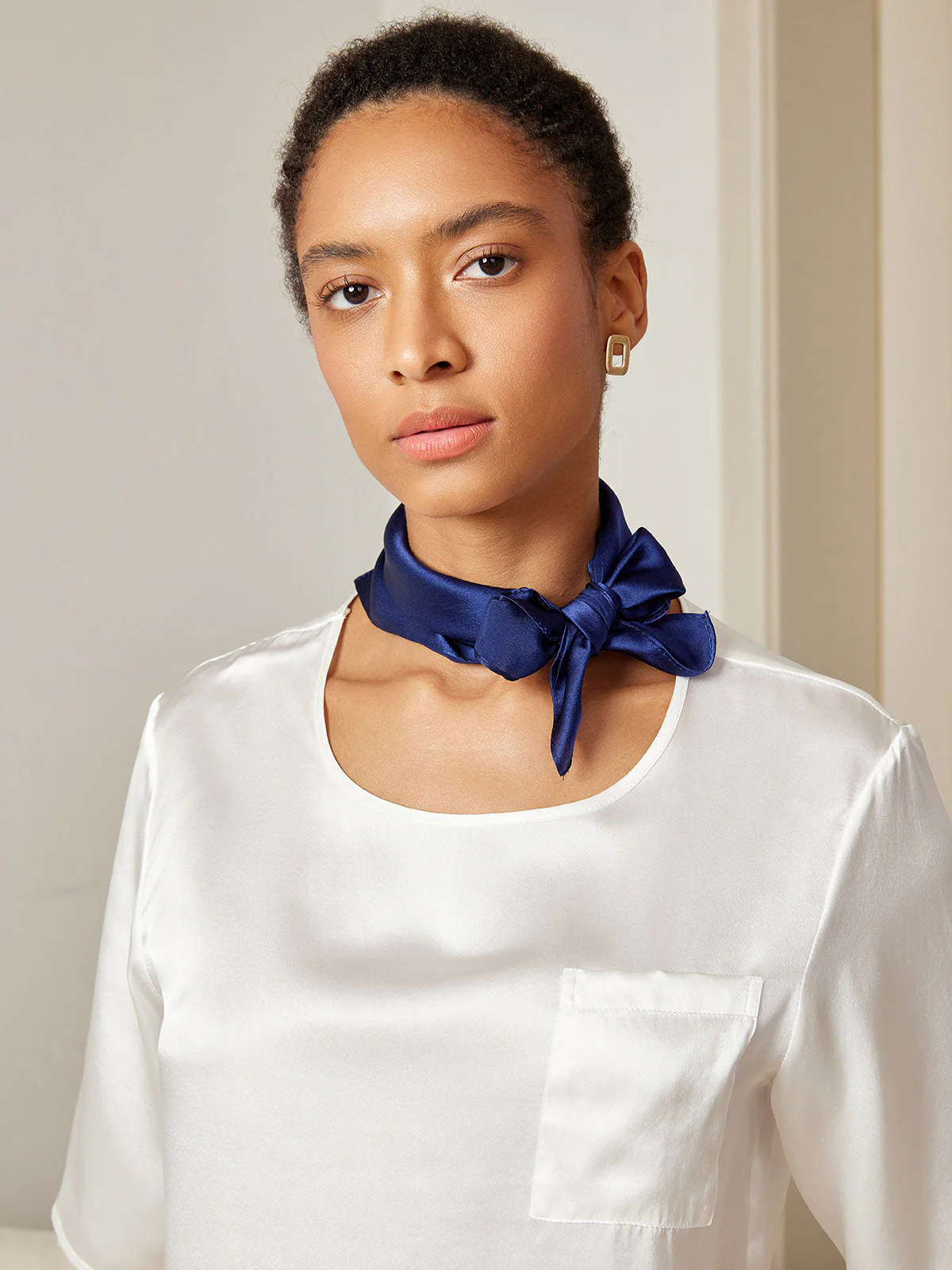 Foulard Carré 100% Soie de Mûrier 53*53cm / 21 - Image 9