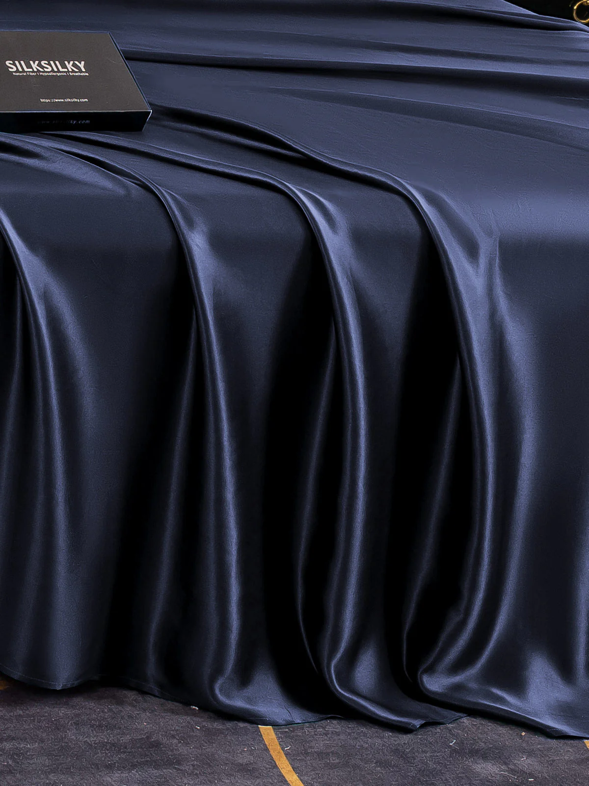 19Mommes Drap Plat En Soie Avec Couture - Image 16