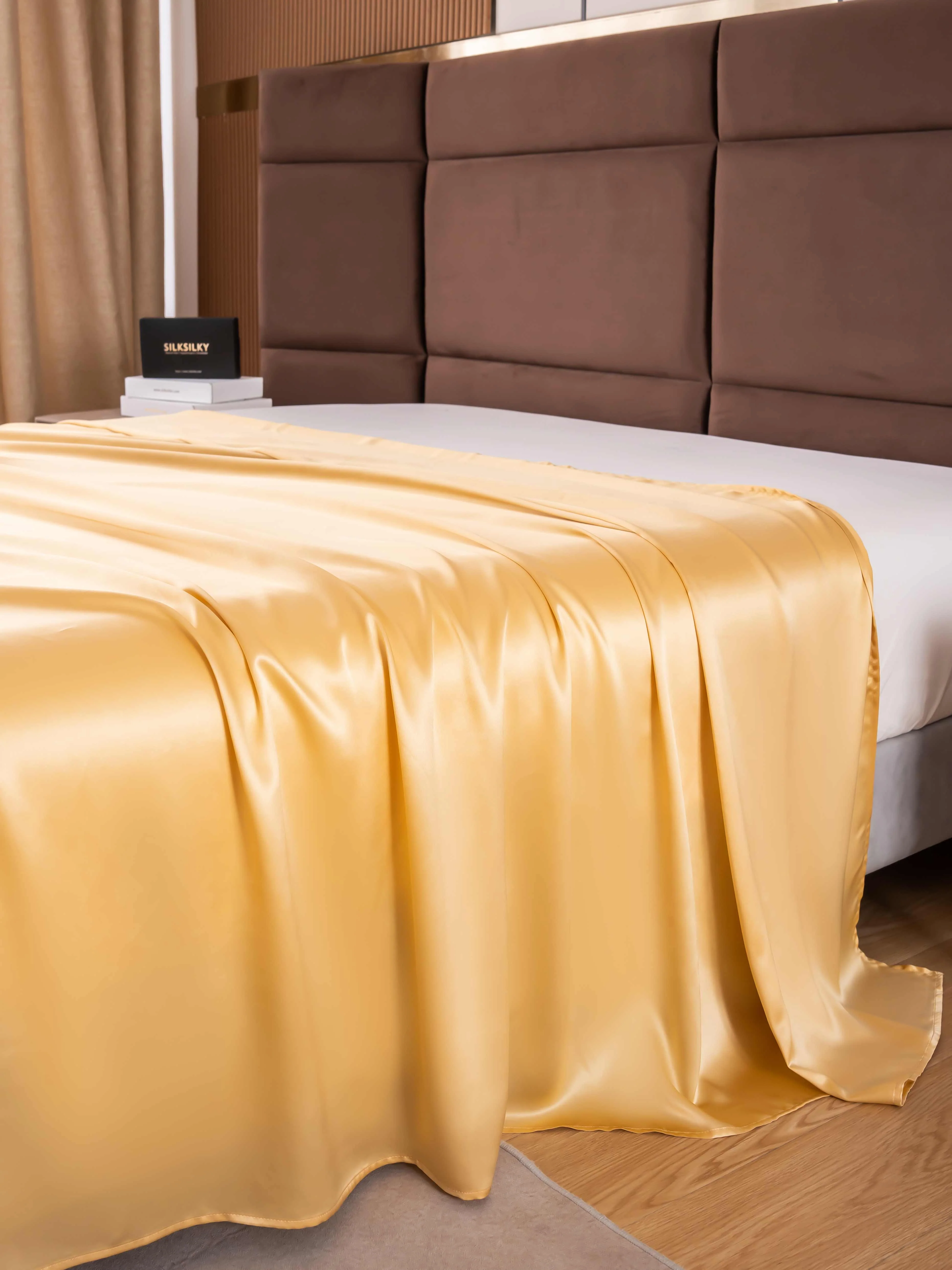 19Mommes Drap Plat En Soie Avec Couture - Image 3
