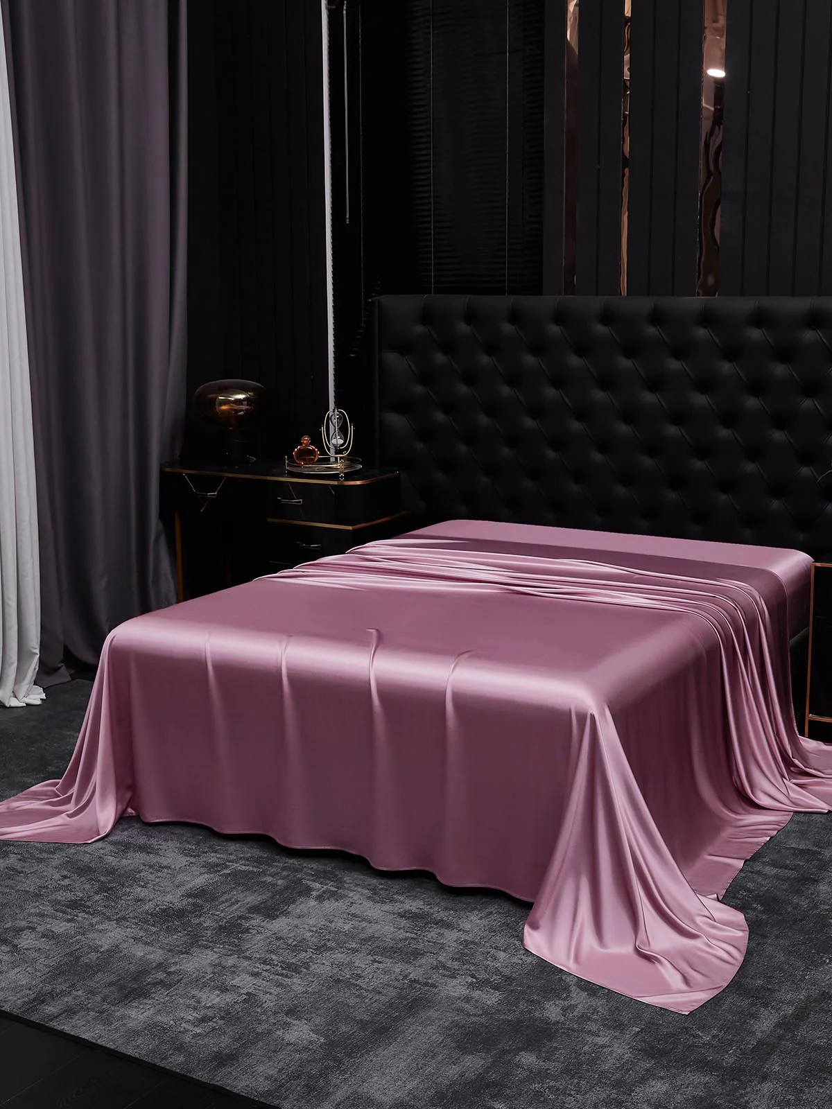 19Mommes Drap Plat En Soie Avec Couture - Image 59