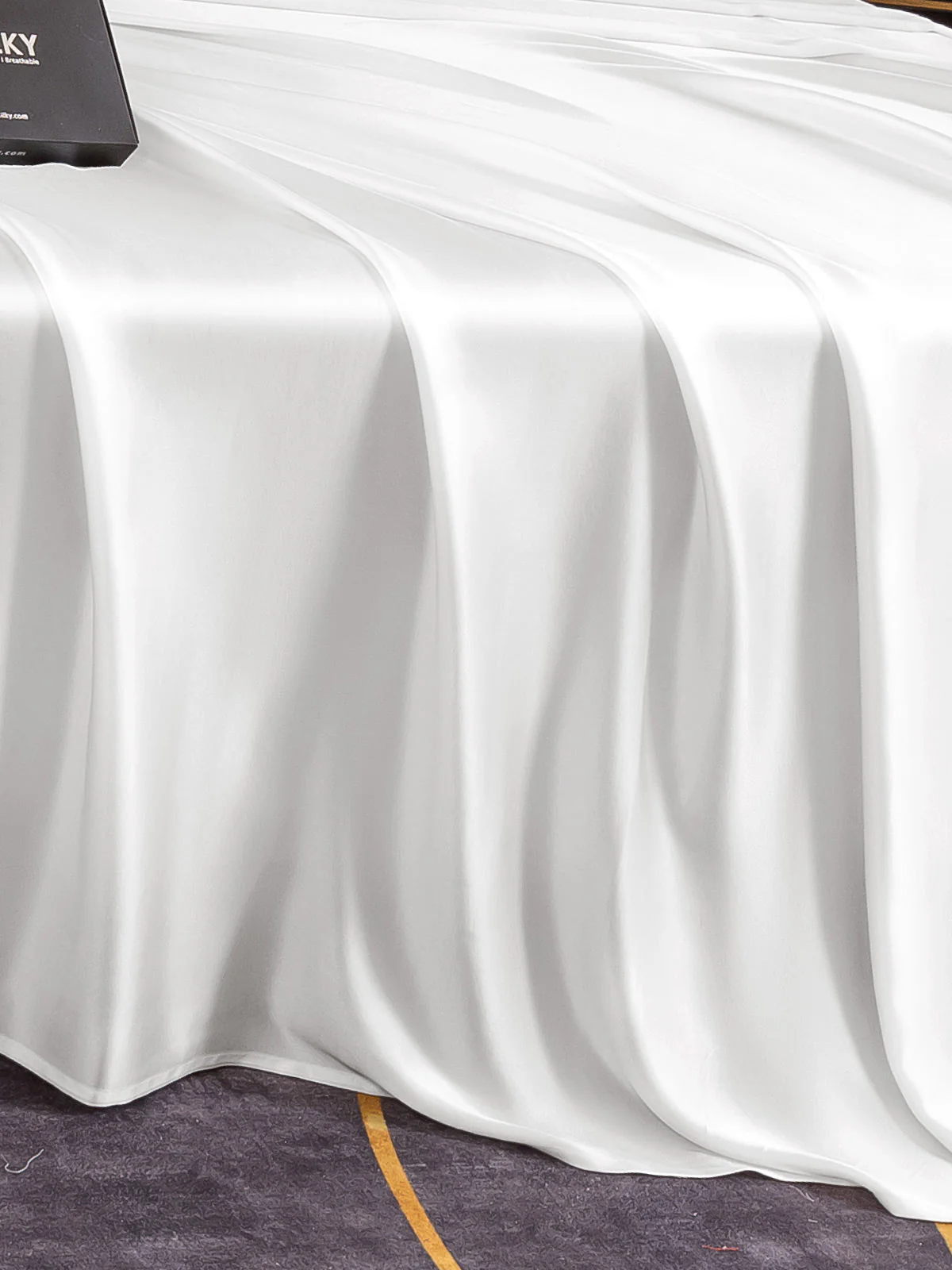 19Momme 3Pcs Set de soie Draps Plat+2x Taies d‘oreiller - Image 5