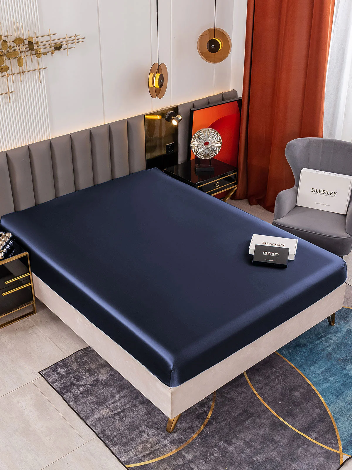 19Mommes Drap Housse en Soie Sans Couture - Image 13