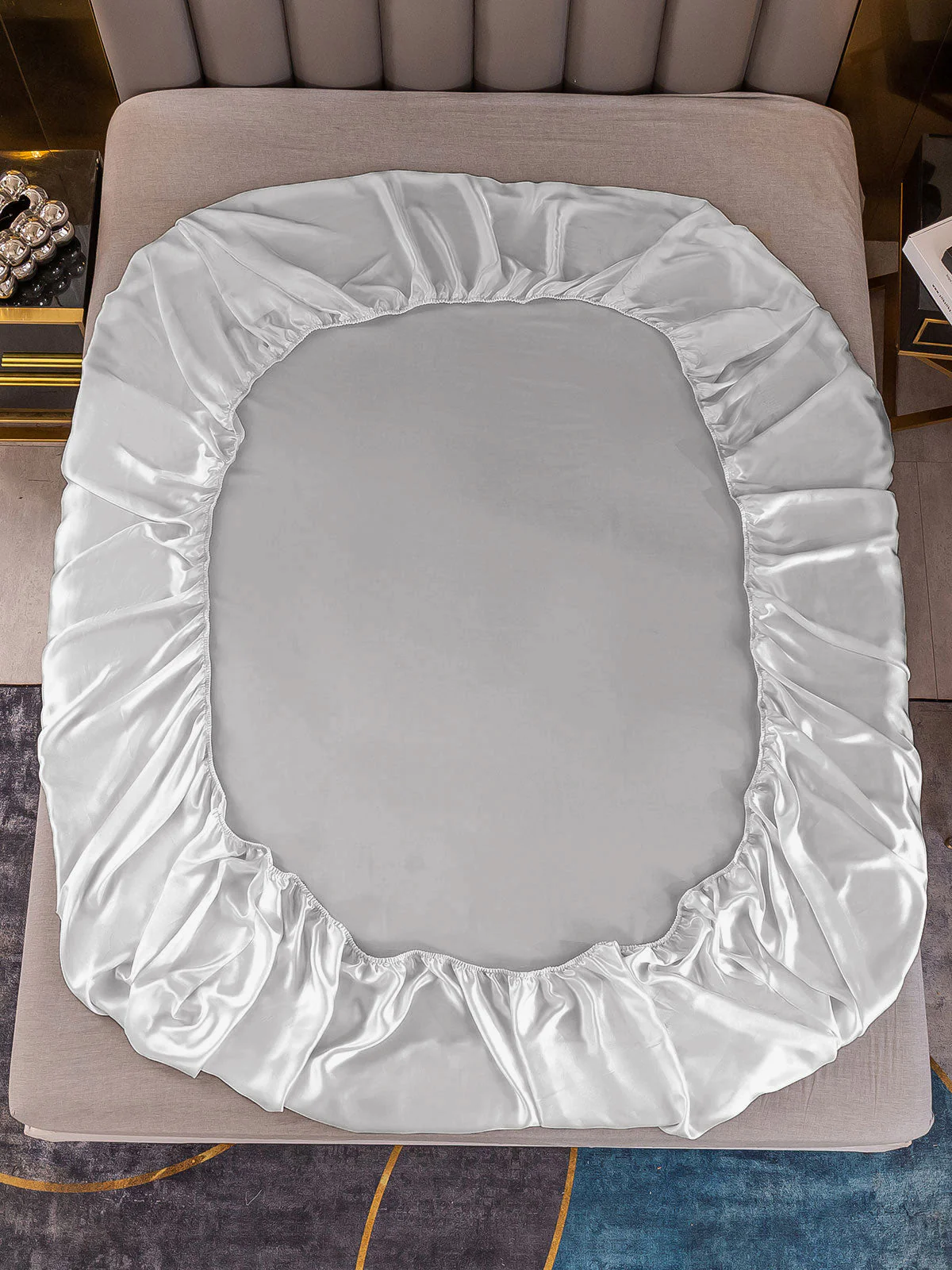 19Mommes Drap Housse en Soie Sans Couture - Image 29