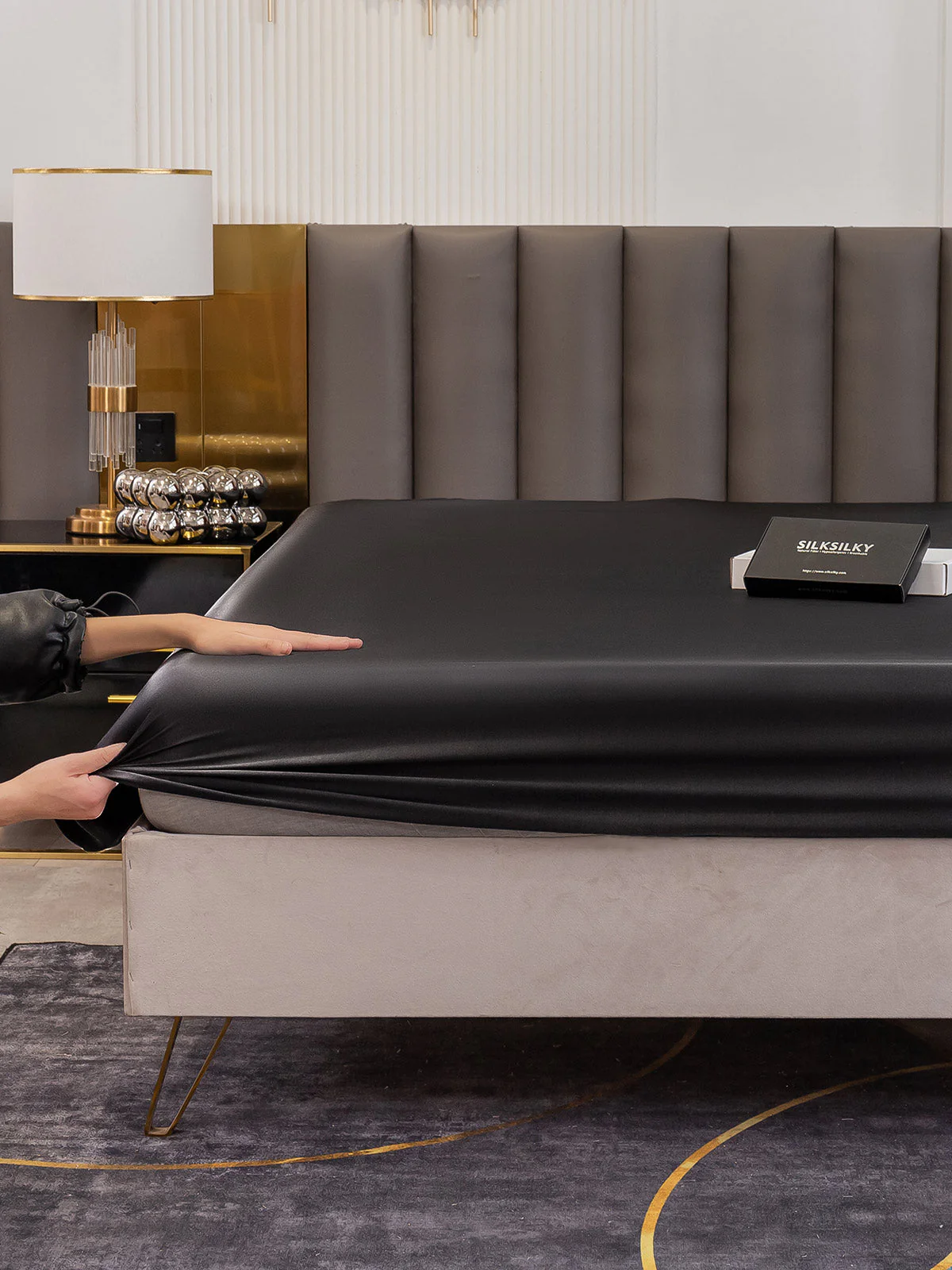 19Mommes Drap Housse en Soie Sans Couture - Image 5