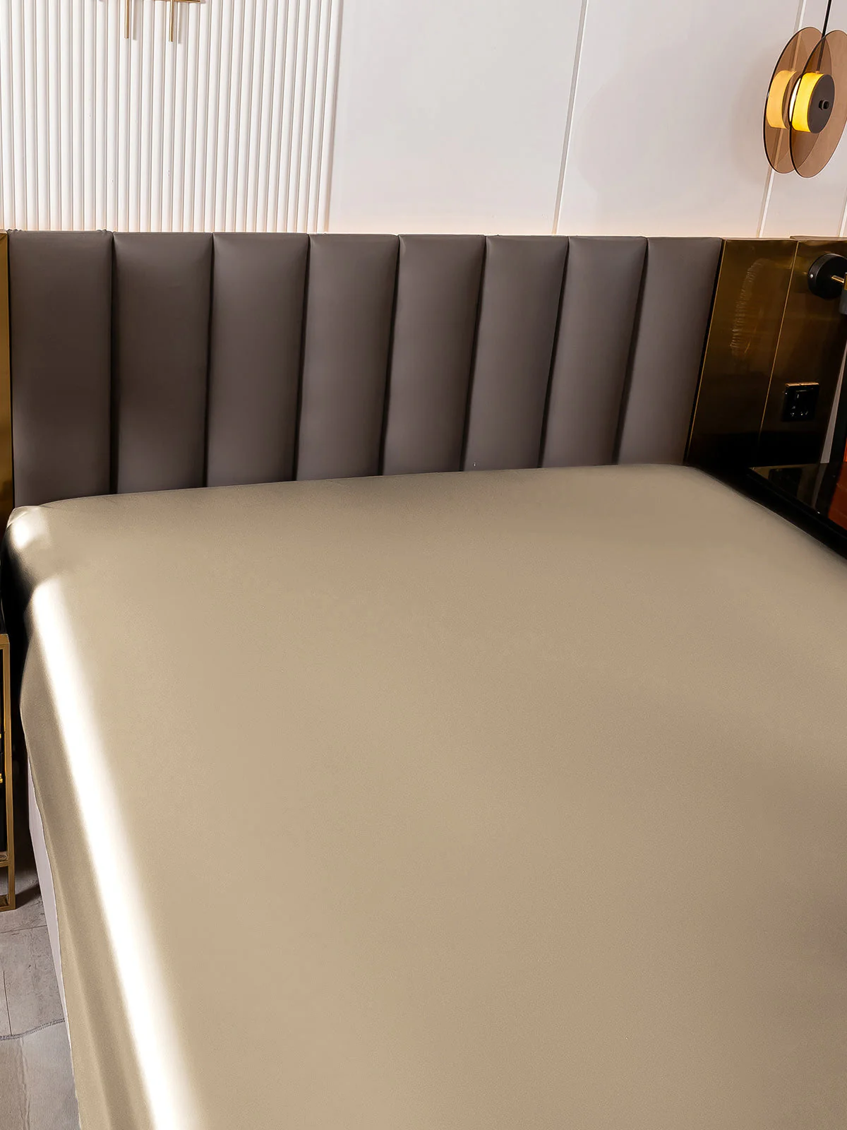 19Mommes Drap Housse en Soie Sans Couture - Image 50