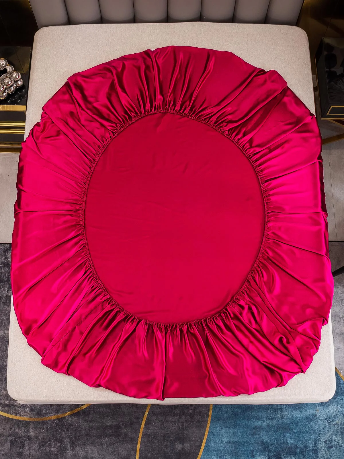 19Mommes Drap Housse en Soie Sans Couture - Image 59