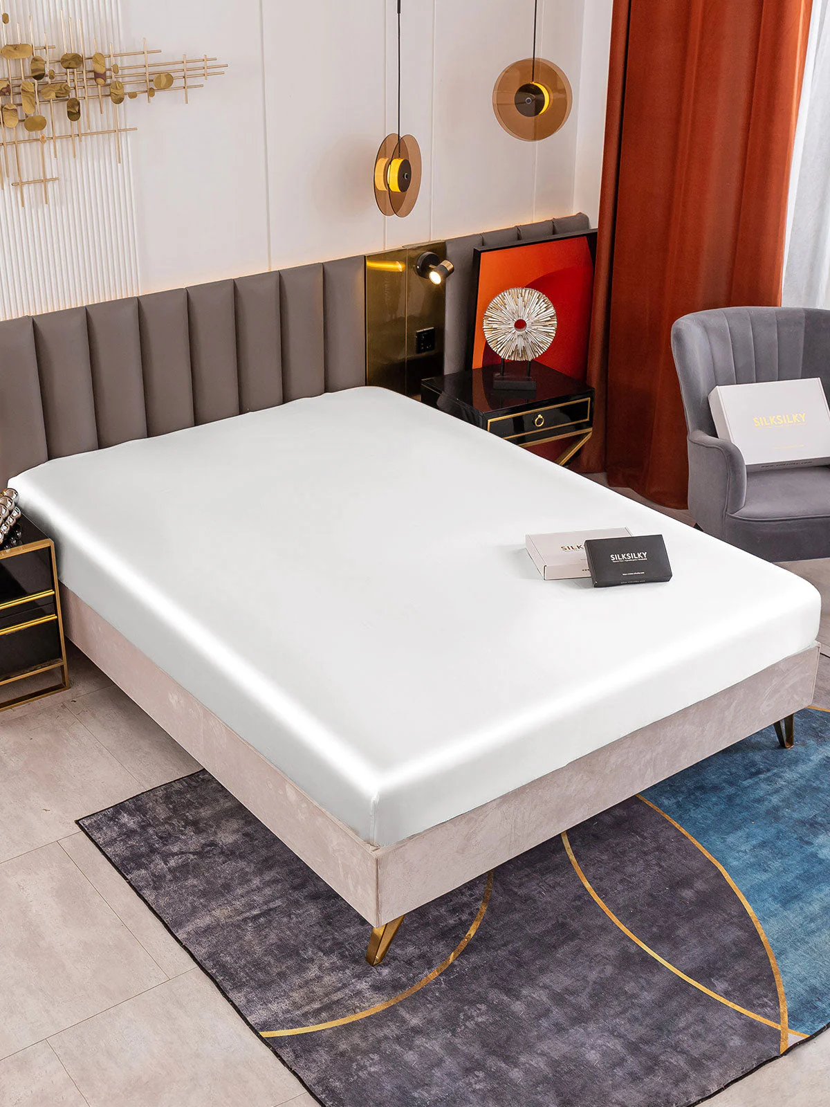 19Mommes Drap Housse en Soie Sans Couture - Image 7