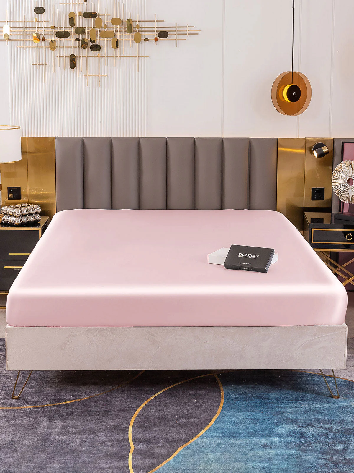 19Mommes Drap Housse en Soie Sans Couture - Image 77