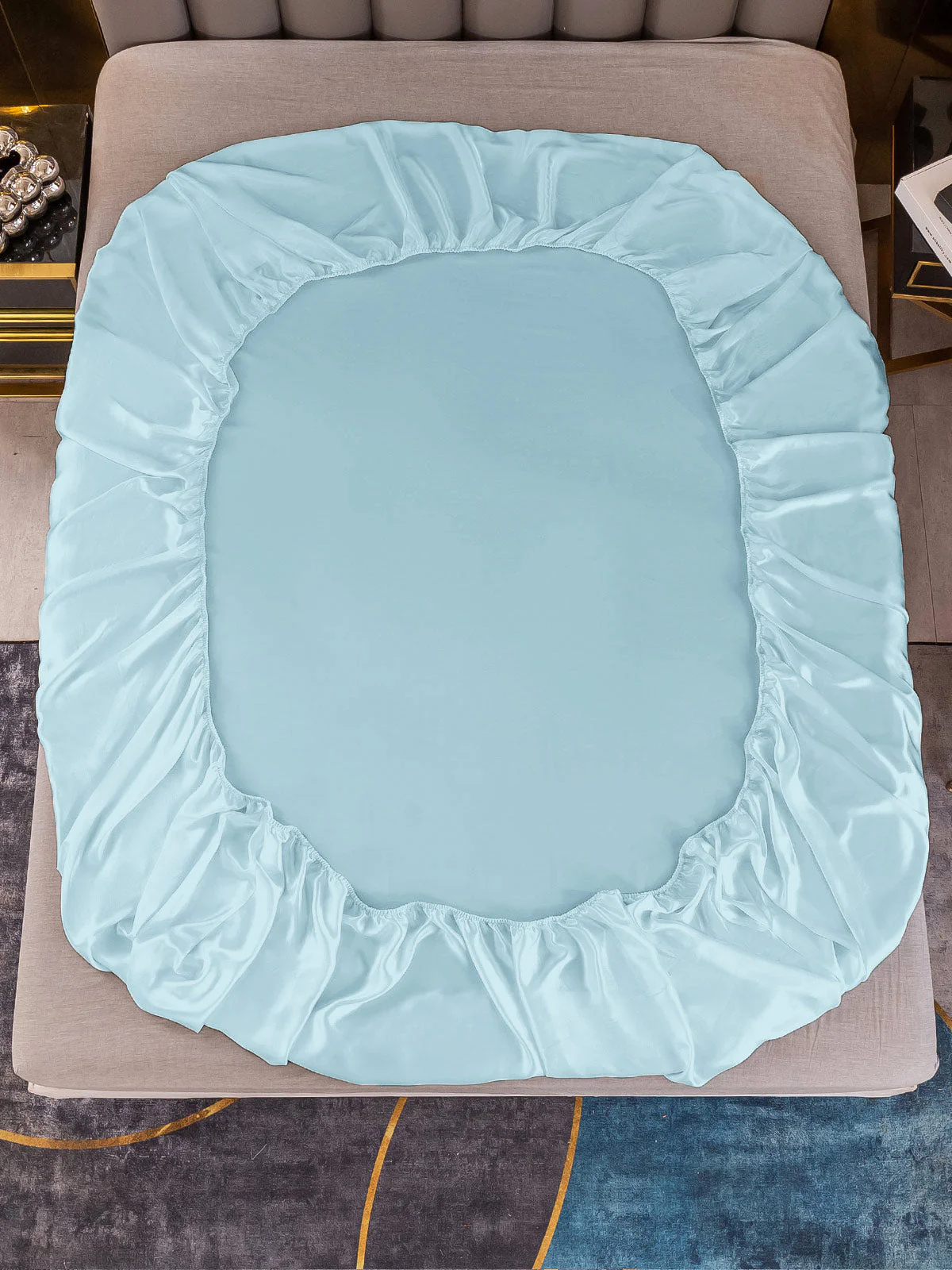 19Mommes Drap Housse en Soie Sans Couture - Image 84