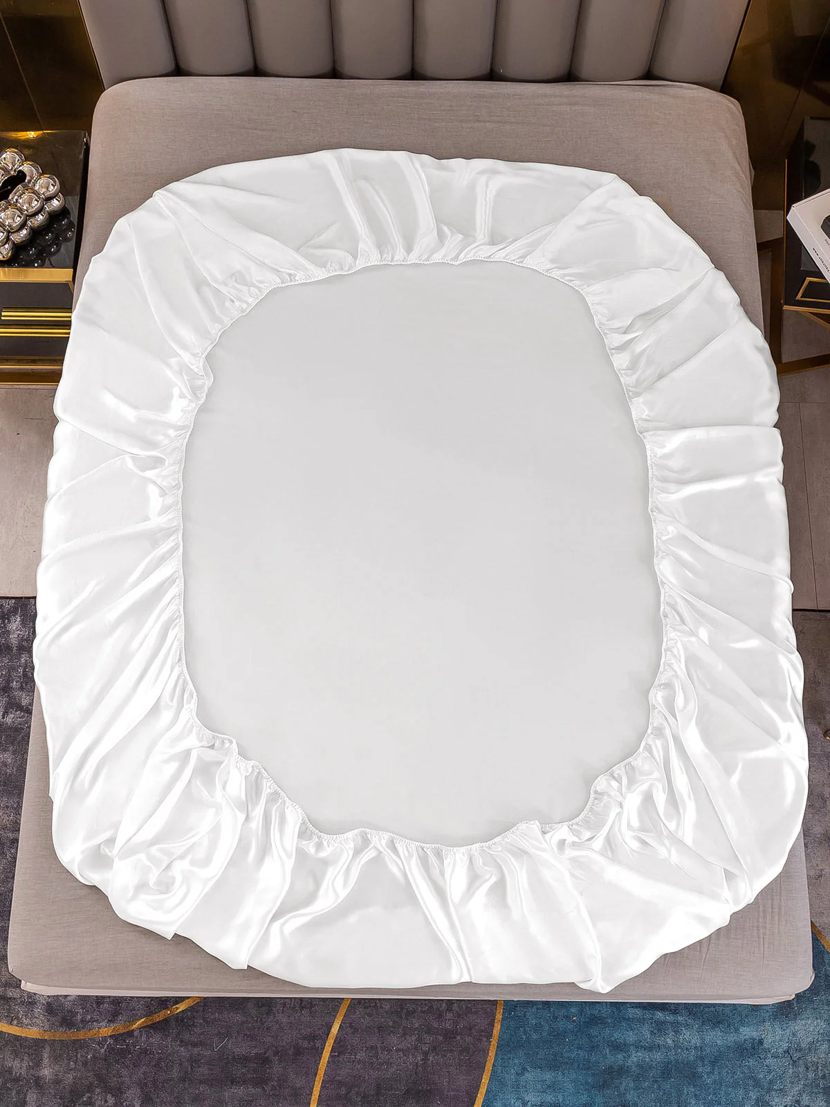 19Mommes Drap Housse en Soie Sans Couture - Image 9