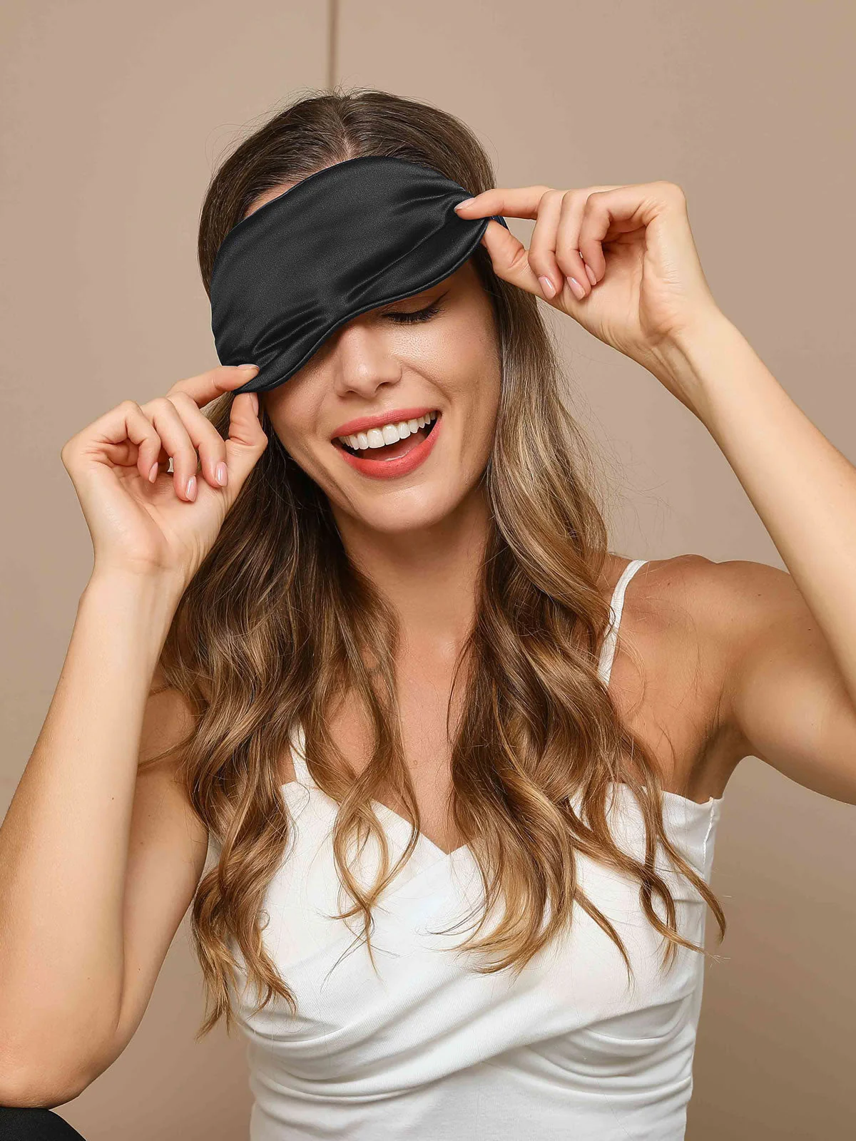 Masque de Sommeil en Soie Pure avec Bande Élastique - Image 10
