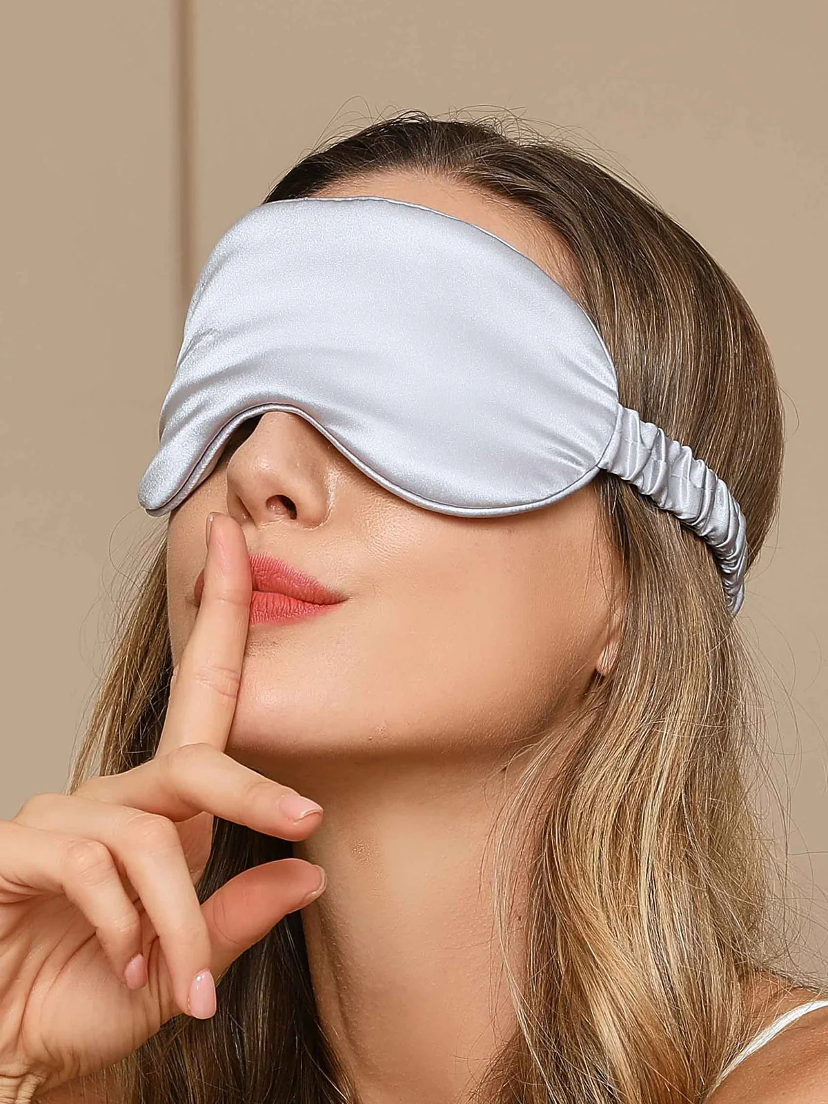 Masque de Sommeil en Soie Pure avec Bande Élastique - Image 40