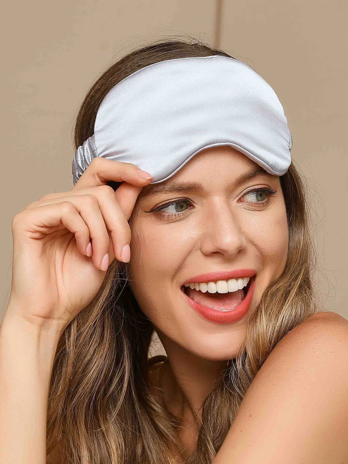 Masque de Sommeil en Soie Pure avec Bande Élastique - Image 41