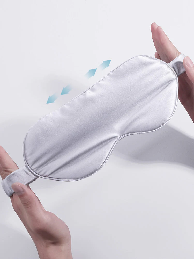 Masque de Sommeil en Soie Pure avec Bande Élastique - Image 45