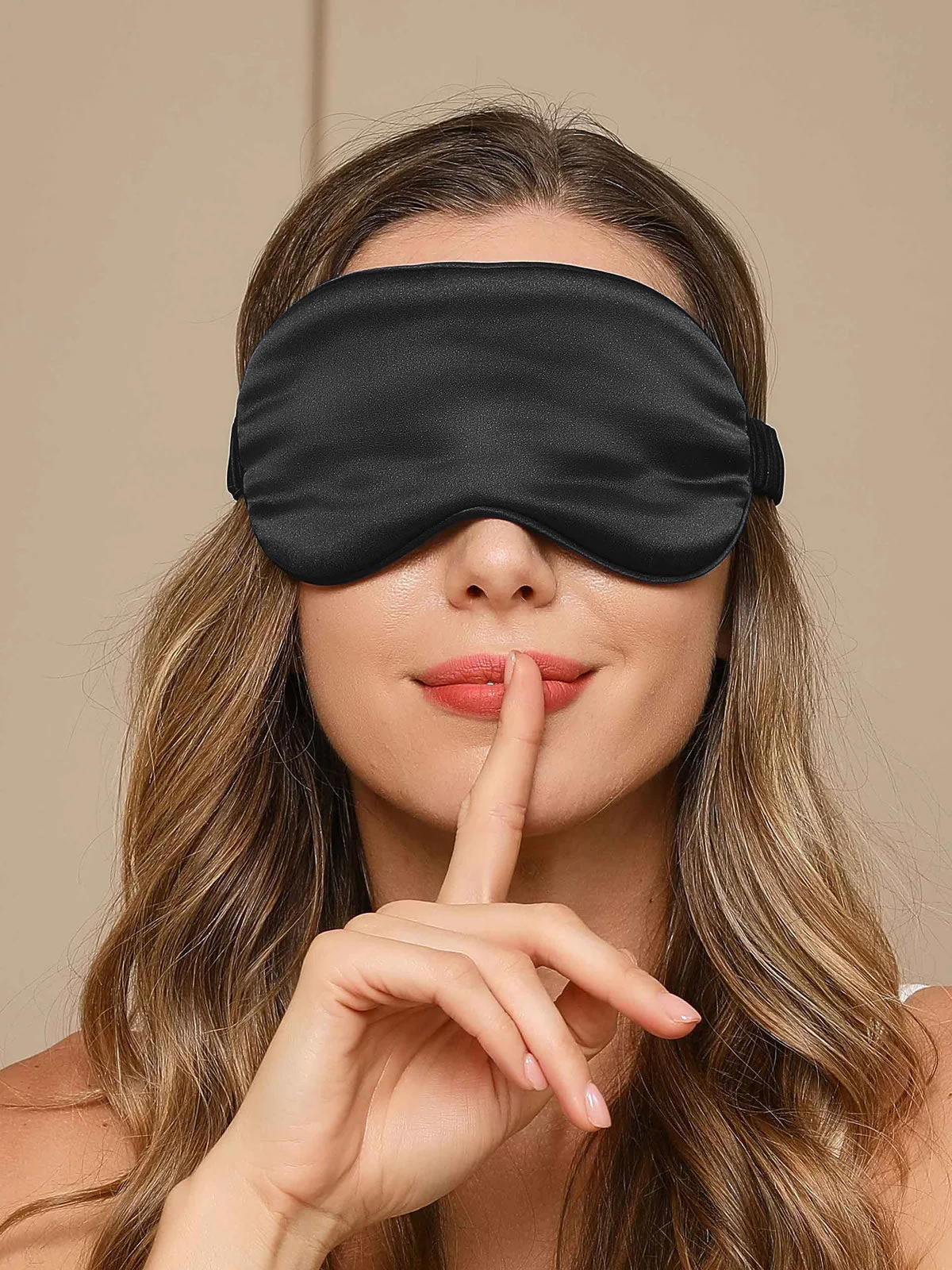 Masque de Sommeil en Soie Pure avec Bande Élastique - Image 7