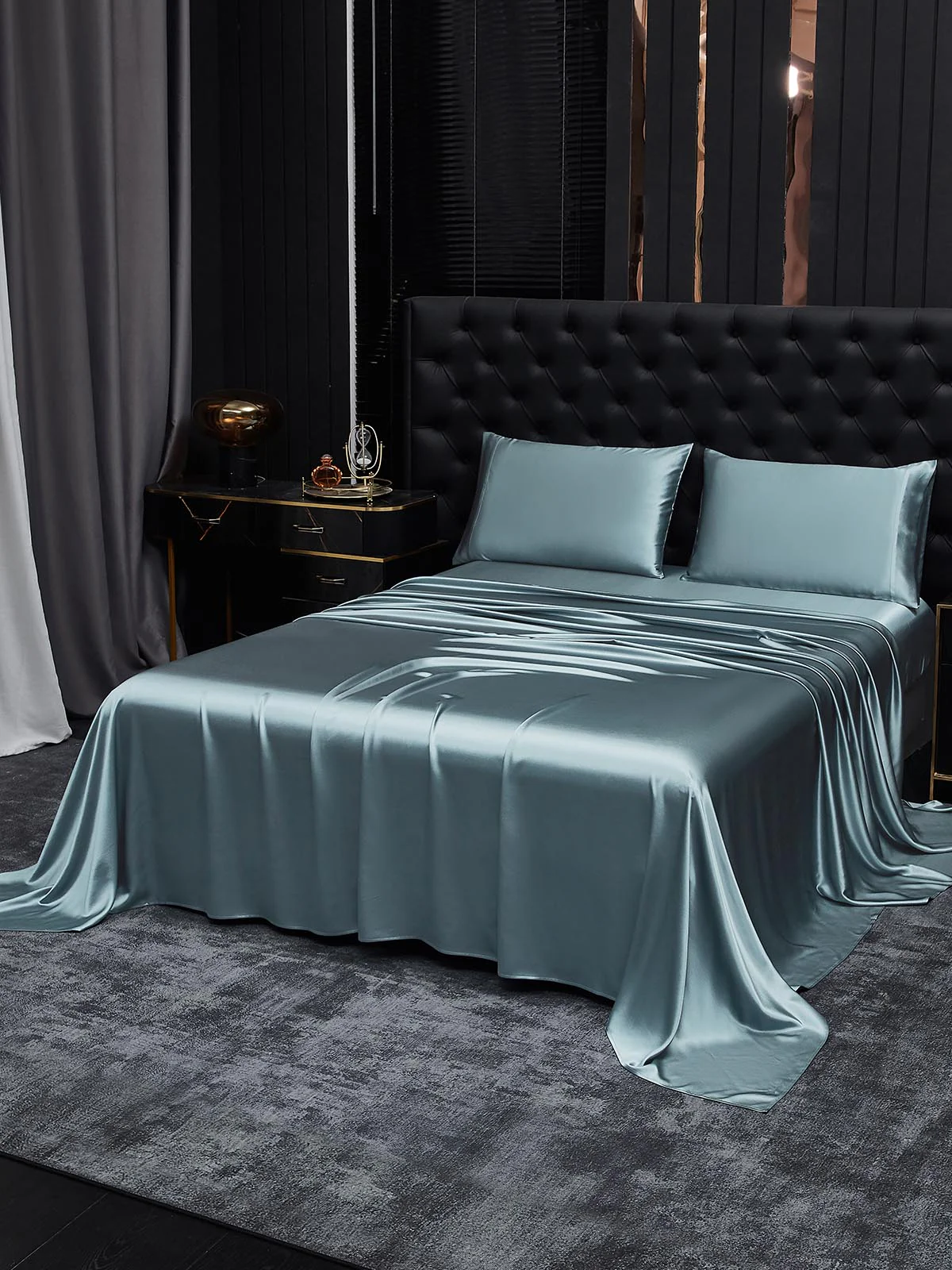 19Momme 4pièces soie 1x drap housse+1xDraps Plat+2x taies d‘oreiller - Image 24
