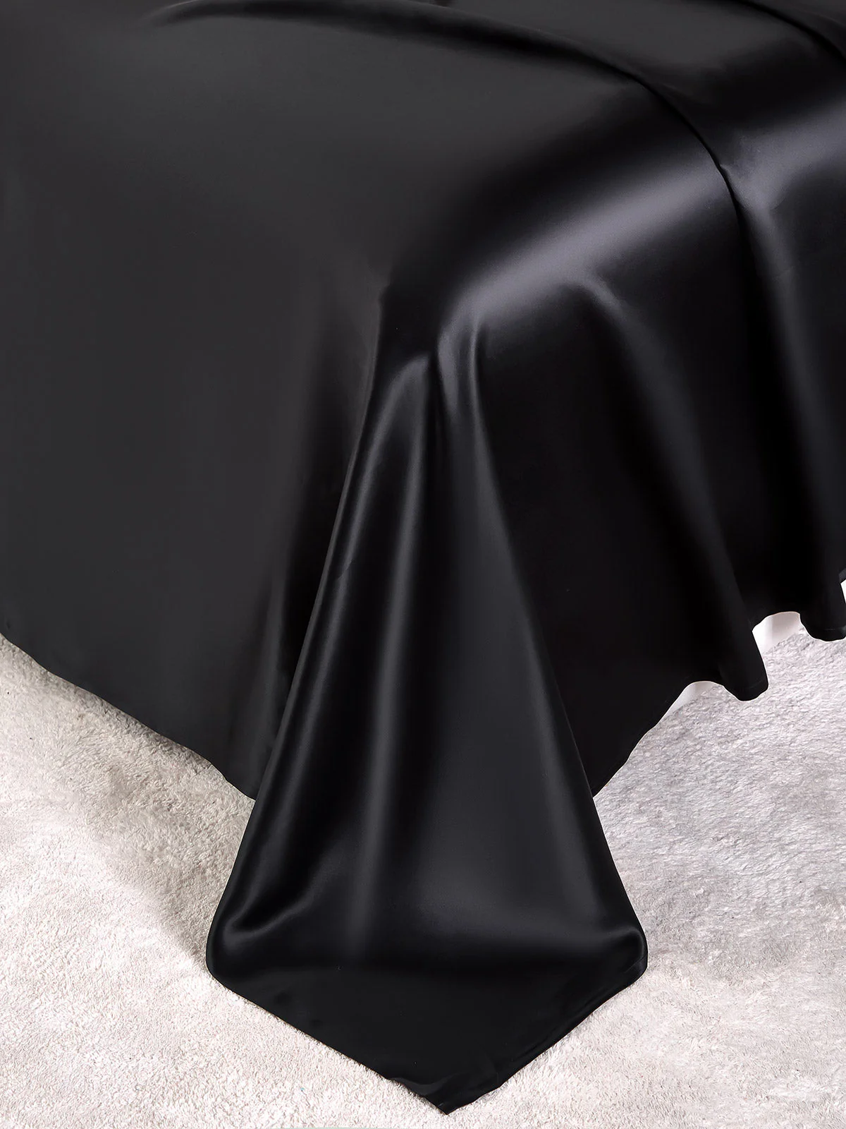 19Momme 4pièces soie 1x drap housse+1xDraps Plat+2x taies d‘oreiller - Image 3