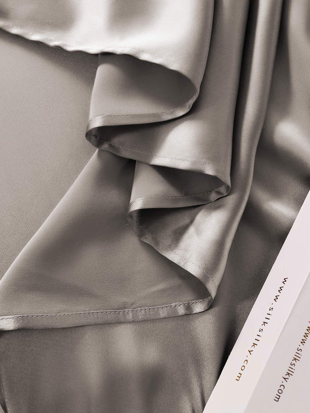 19Momme 4pièces soie 1x drap housse+1xDraps Plat+2x taies d‘oreiller - Image 52