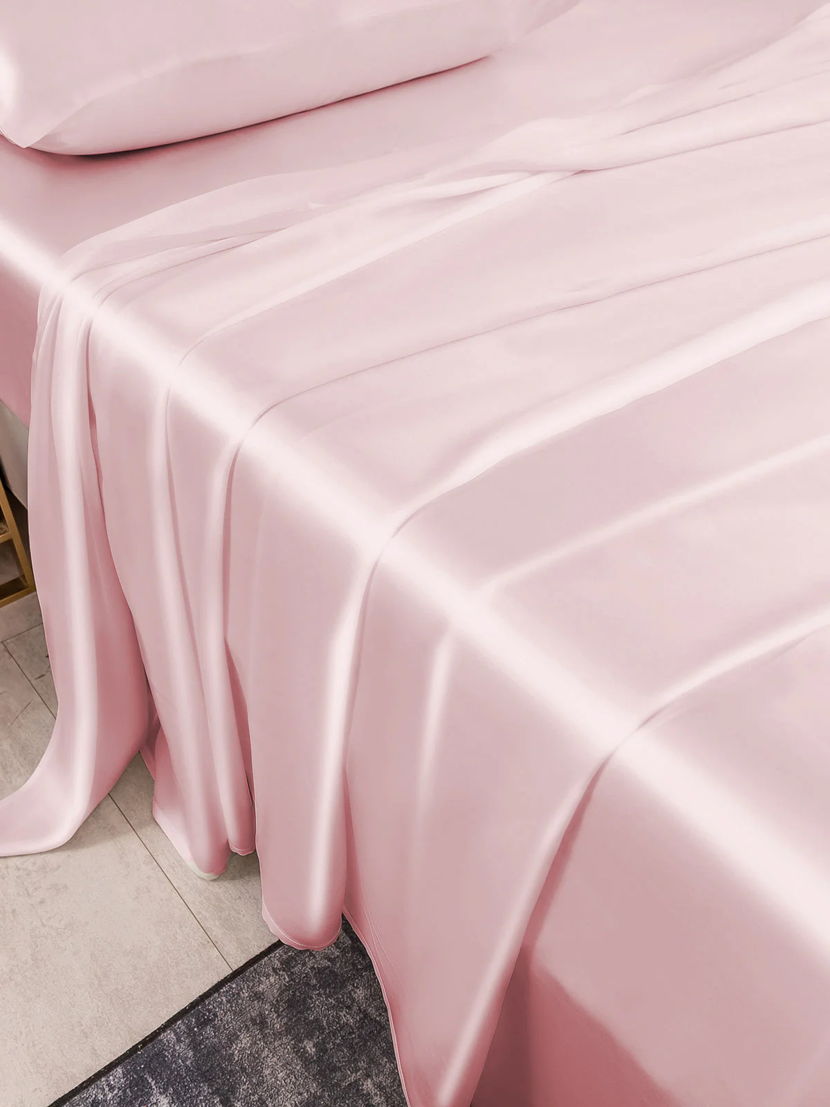19Momme 4pièces soie 1x drap housse+1xDraps Plat+2x taies d‘oreiller - Image 61