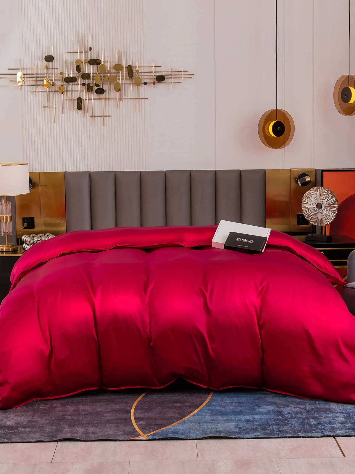 19Momme Housse de Couette en Soie Sans Couture - Image 40