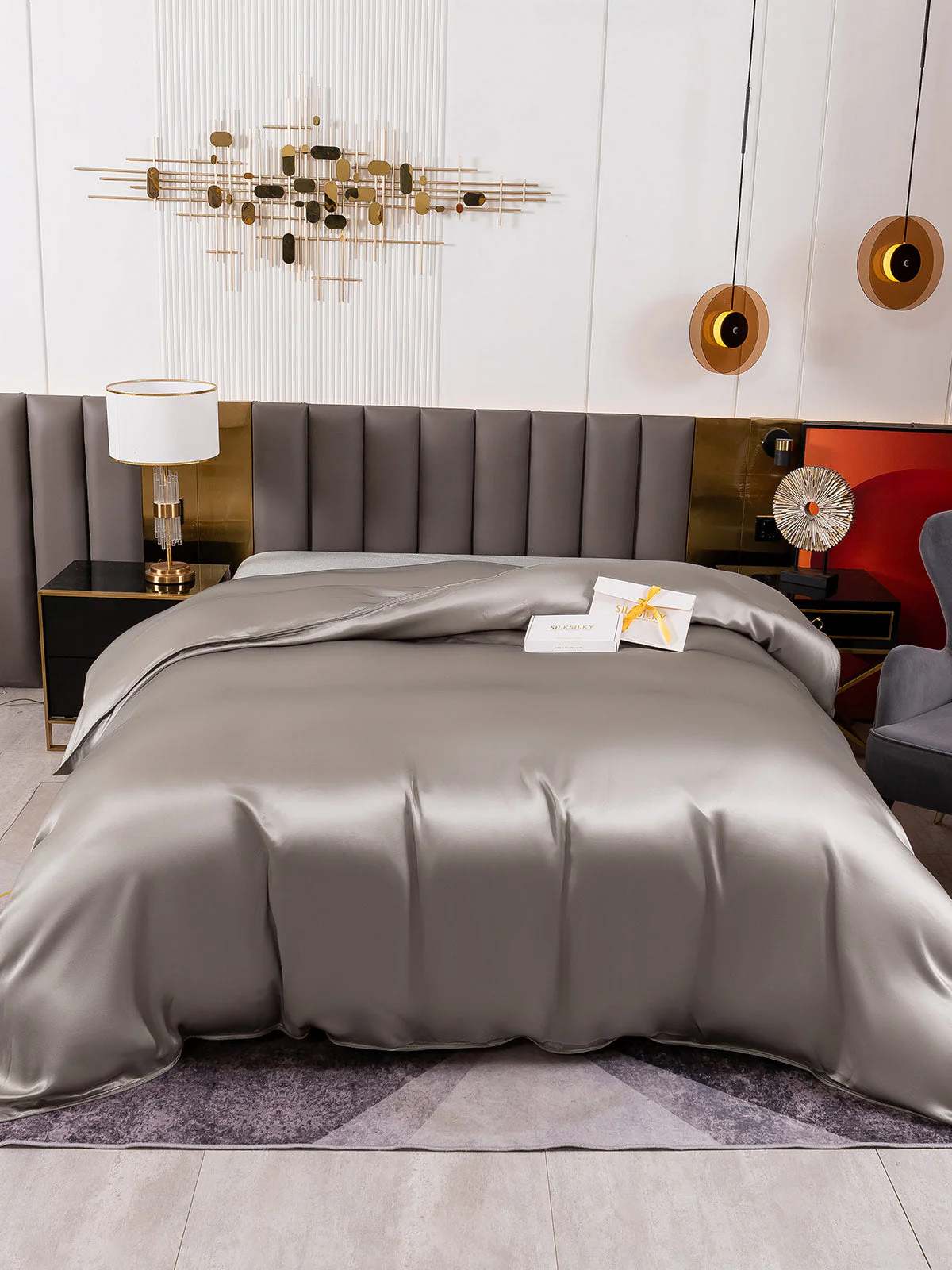 19Momme Housse de Couette en Soie Sans Couture - Image 43