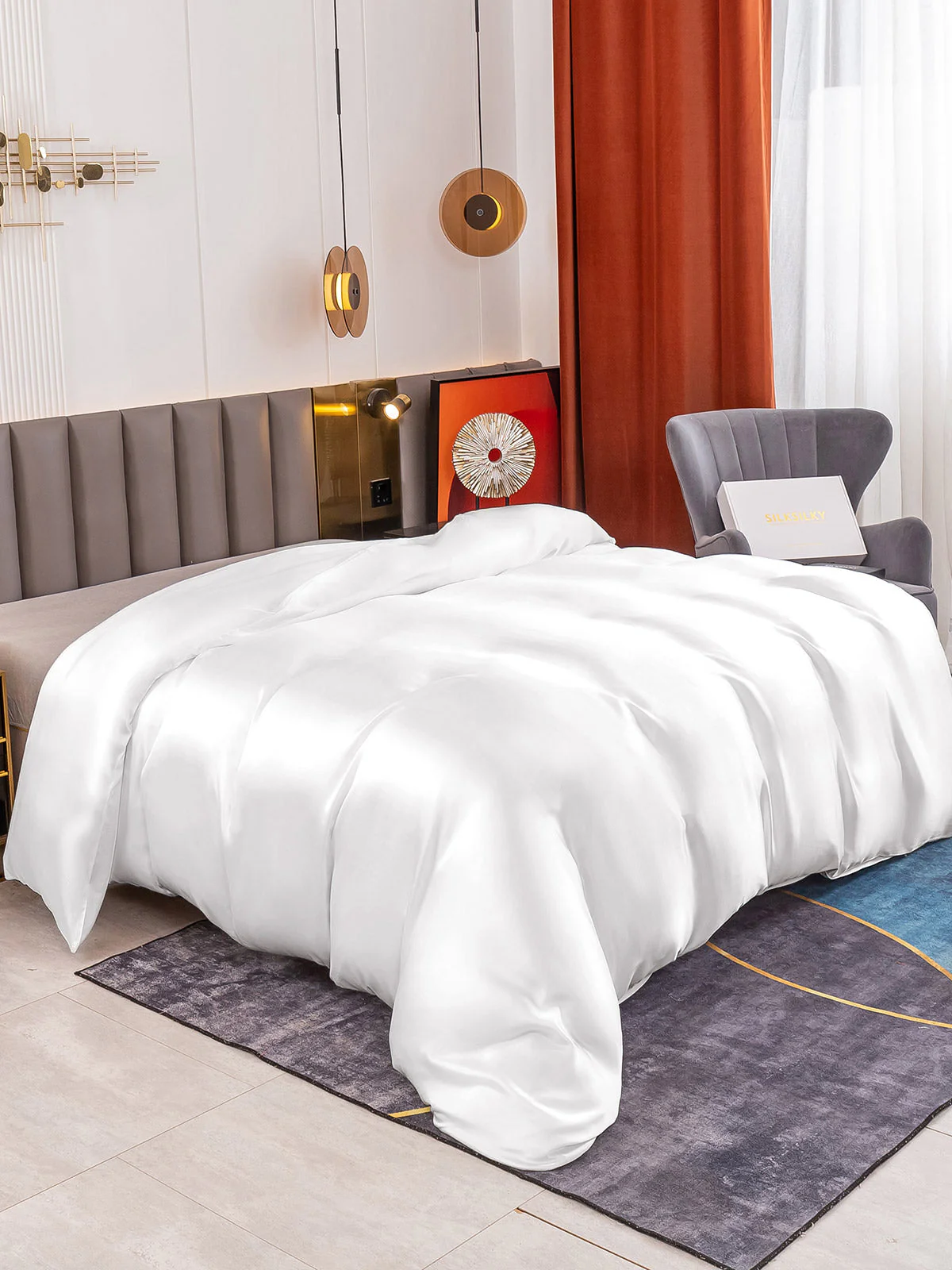 19Momme Housse de Couette en Soie Sans Couture - Image 6