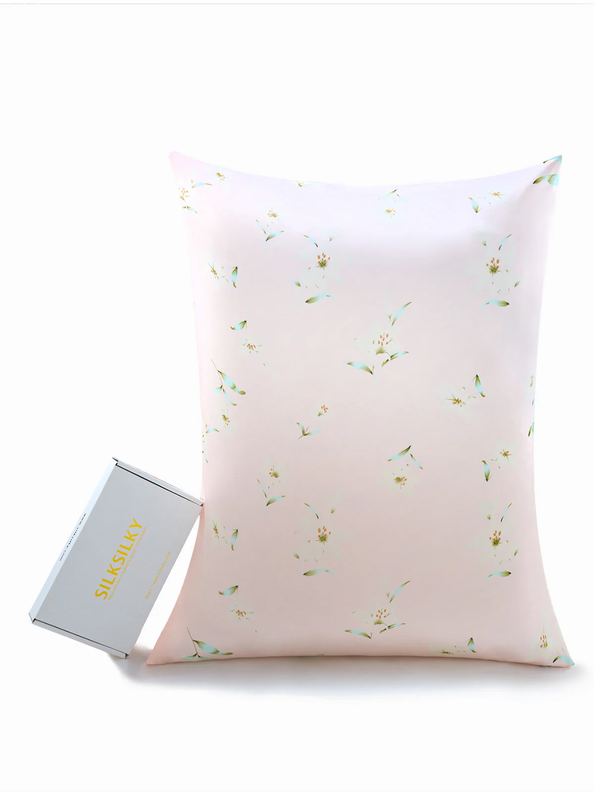 Housse de Coussin en Soie 100% Mulberry 19 Momme - Lys de Neige - Image 5