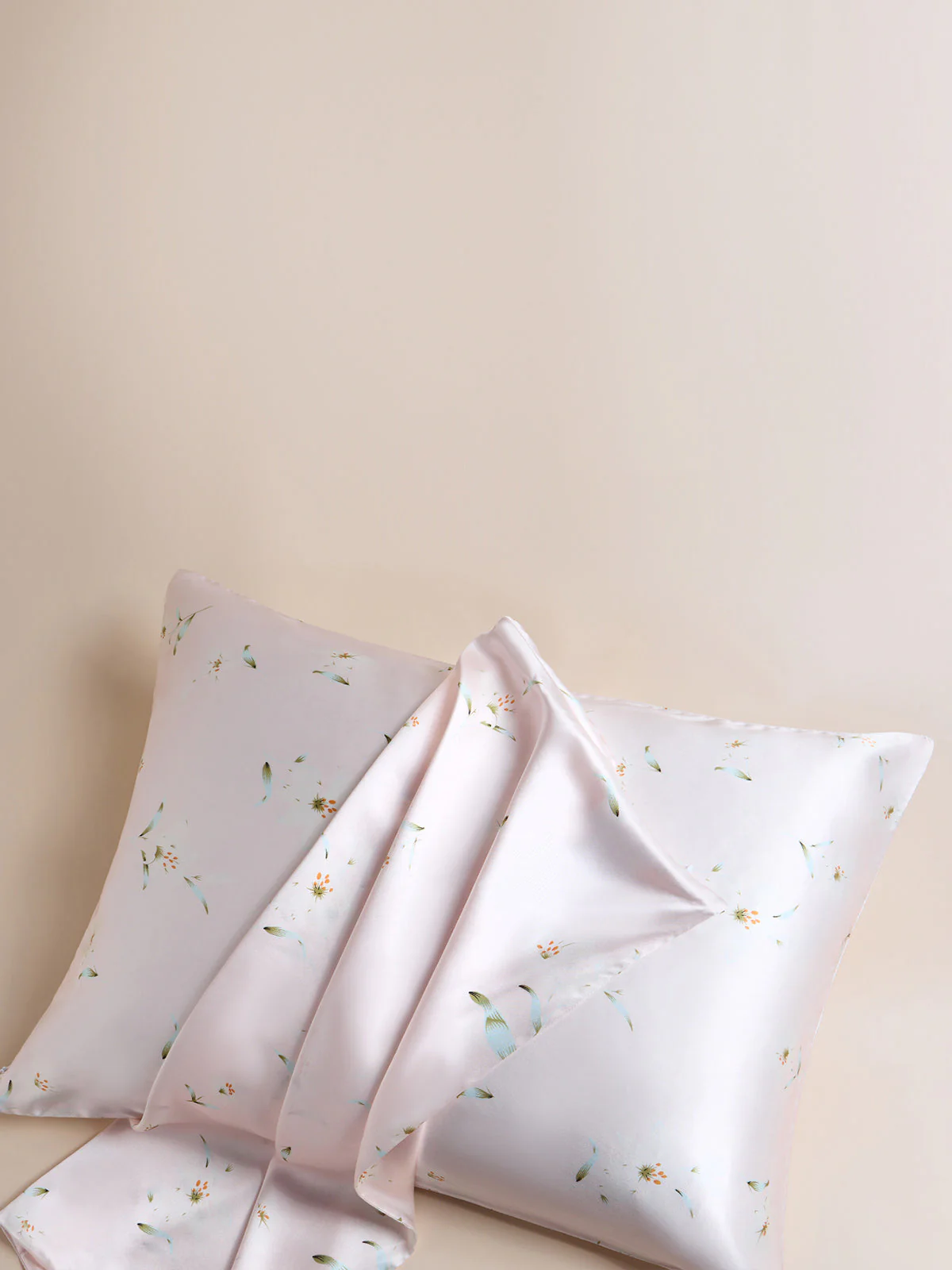 Housse de Coussin en Soie 100% Mulberry 19 Momme - Lys de Neige - Image 3