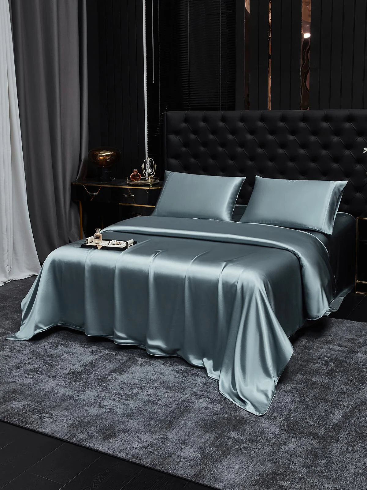 19MM Soie Parure De Lit 3 Pièces 1x Housse de Couette et 2x Taies d‘Oreiller - Image 23