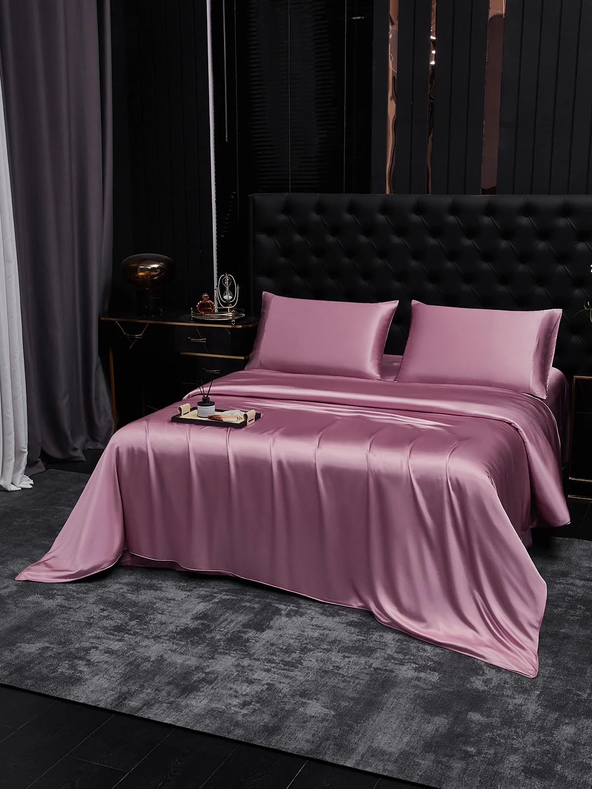 19MM Soie Parure De Lit 3 Pièces 1x Housse de Couette et 2x Taies d‘Oreiller - Image 97