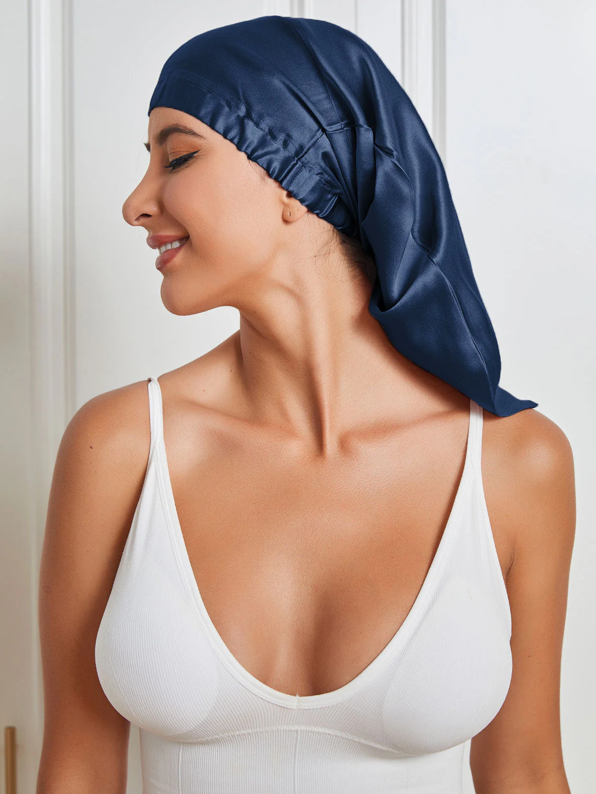 Bonnet Élastique En Soie Pure - Image 17