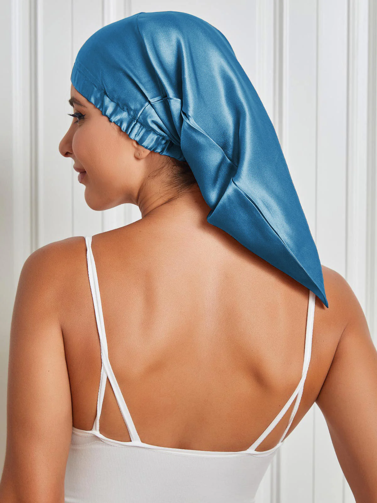 Bonnet Élastique En Soie Pure - Image 18