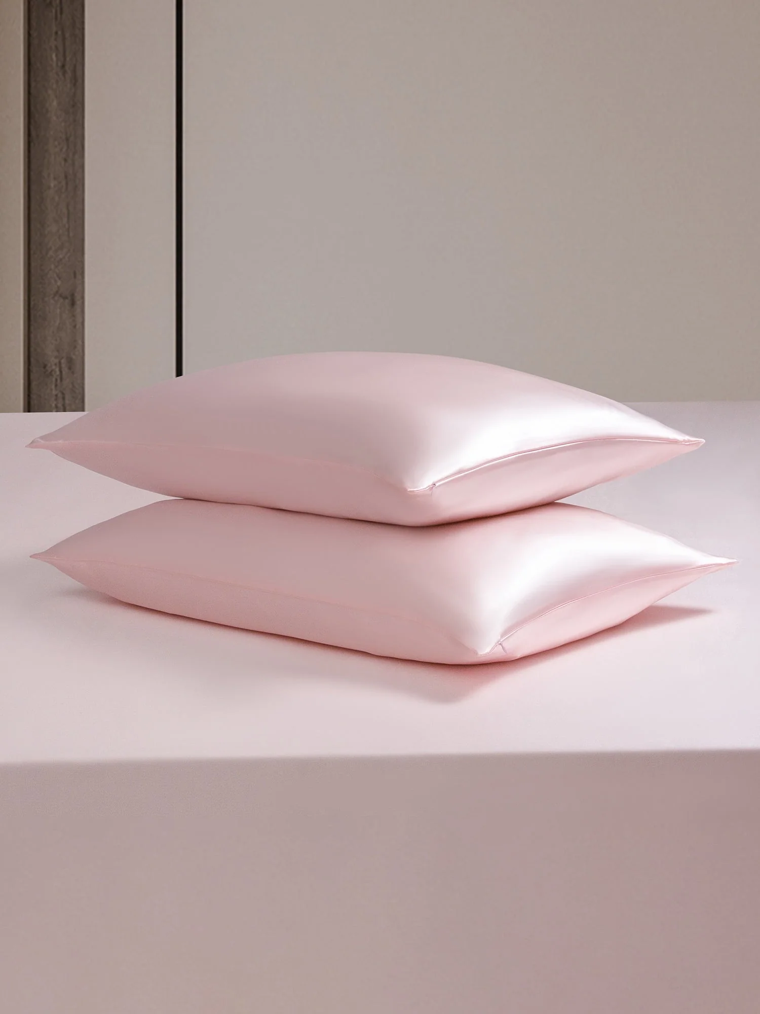 22Momme 3Pcs Set de soie Draps Plat+2x Taies d‘oreiller - Image 49