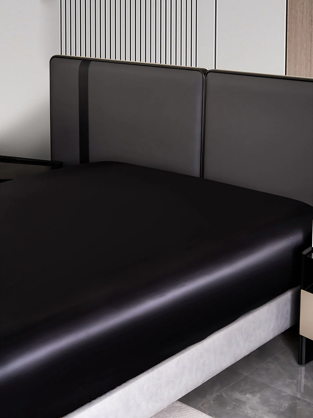 22Mommes Drap Housse en Soie Sans Couture - Image 11