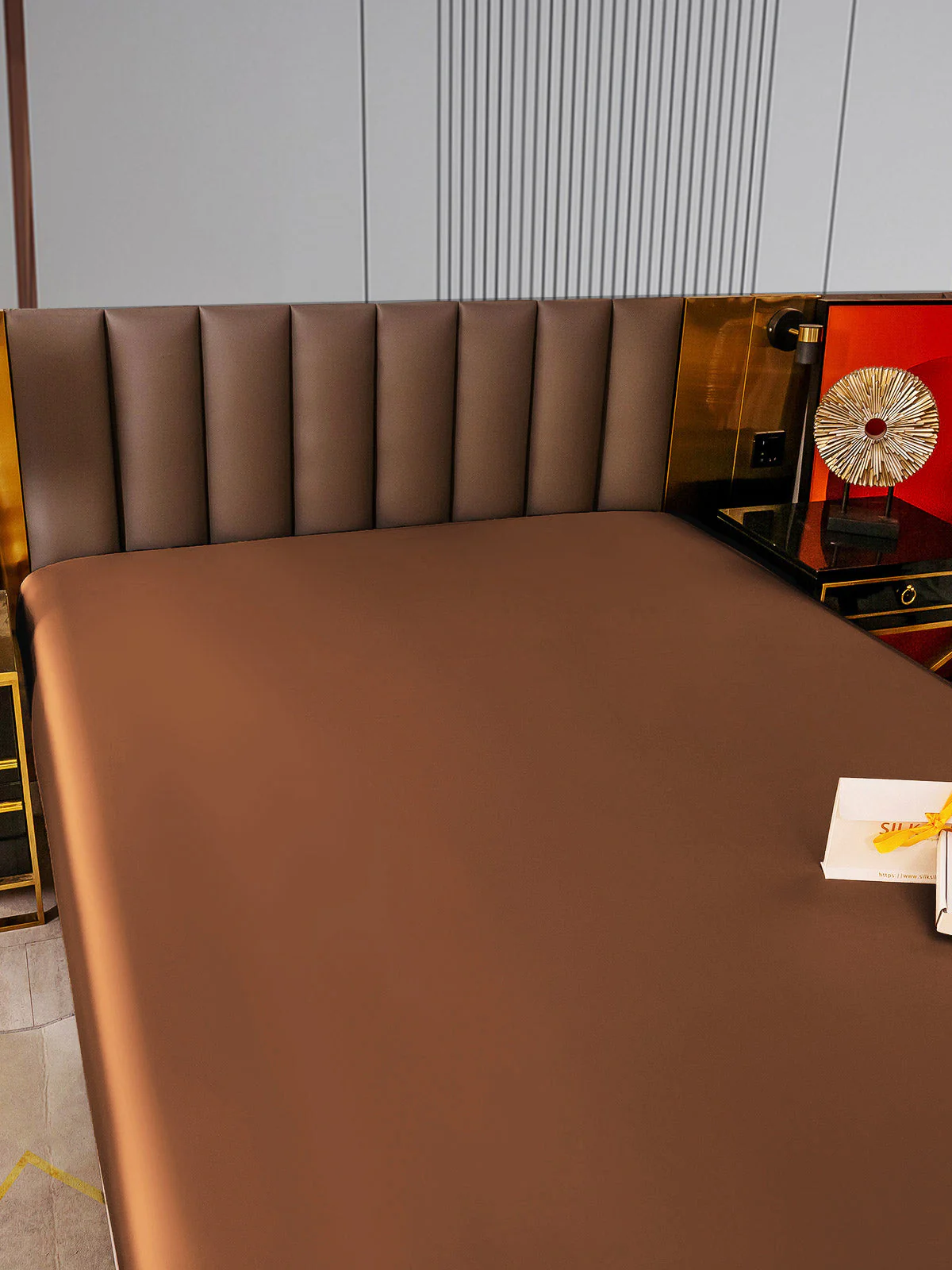 22Mommes Drap Housse en Soie Sans Couture - Image 39