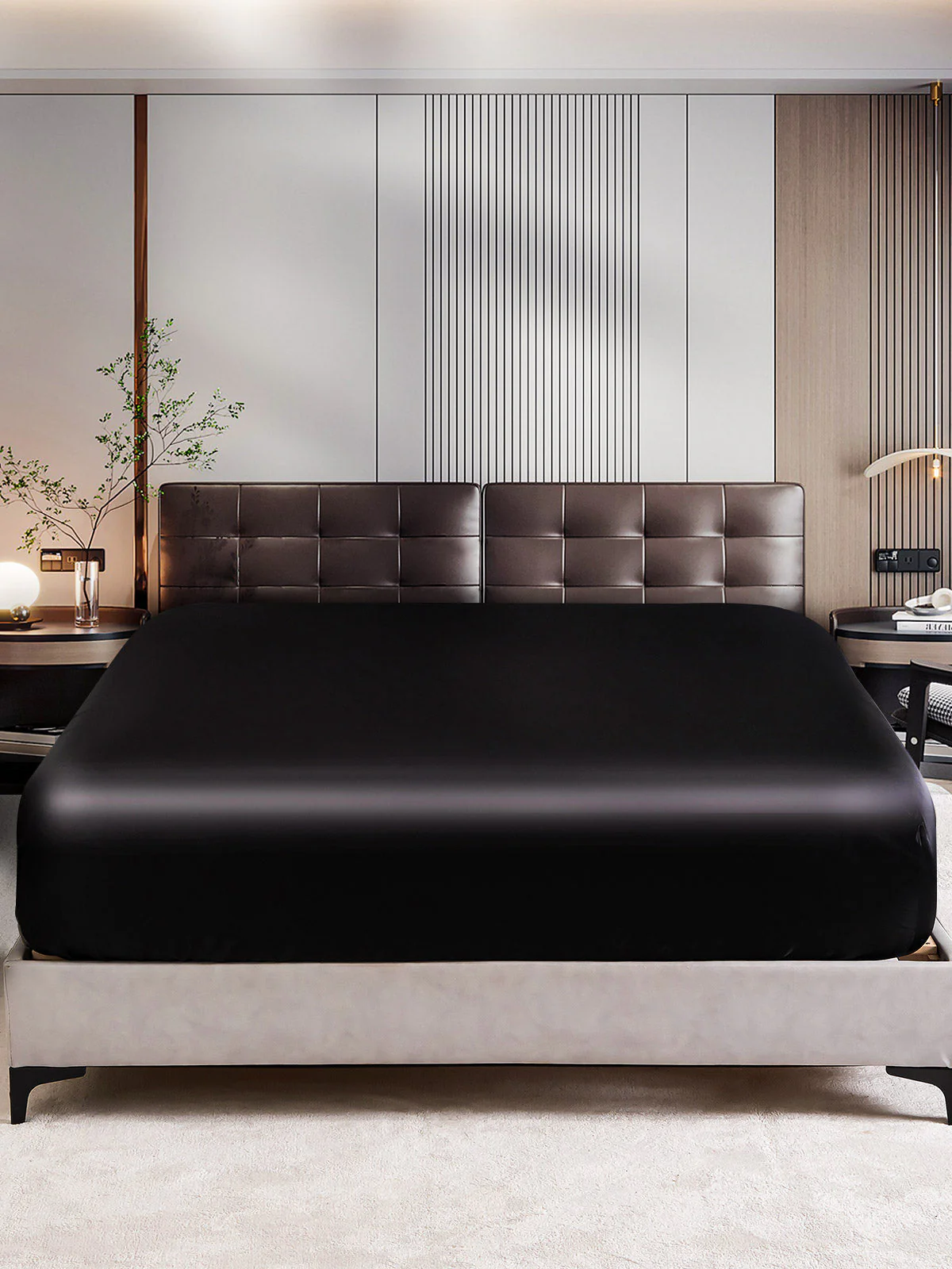 22Mommes Drap Housse en Soie Sans Couture - Image 7