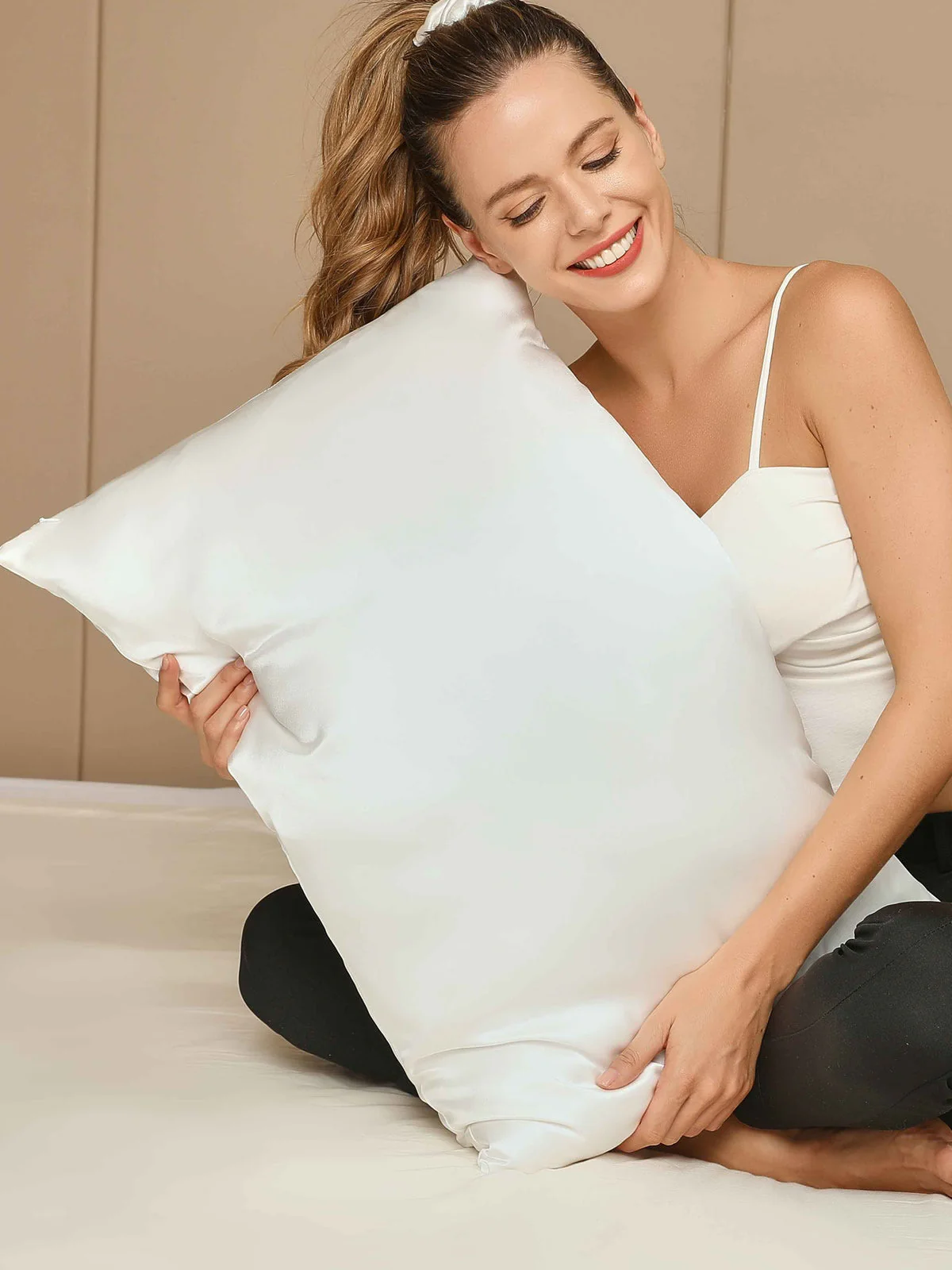 2Pcs 22Momme Taie d’Oreiller Simple Enveloppée En Soie - Image 30