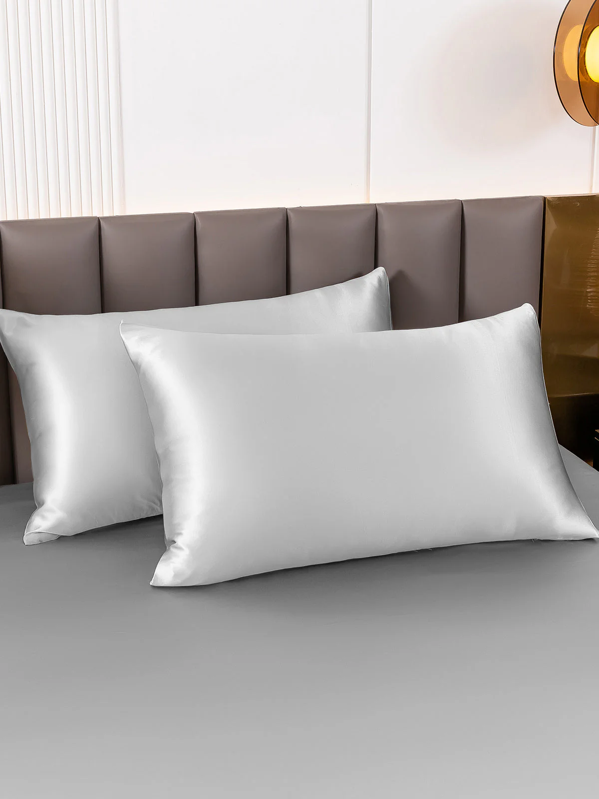 2Pcs 22Momme Taie d’Oreiller Simple Enveloppée En Soie - Image 43