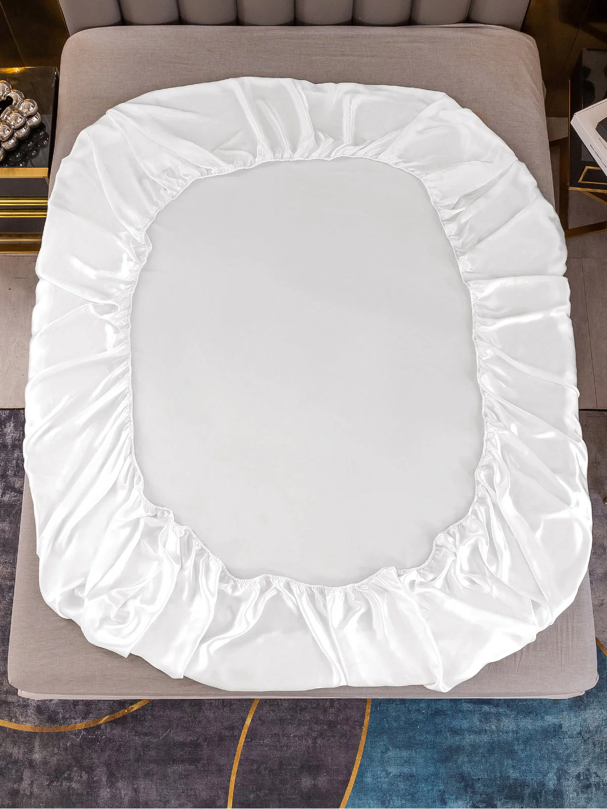 25Momme 3 pièces soie 1x drap housse+2x taies d‘oreiller - Image 15