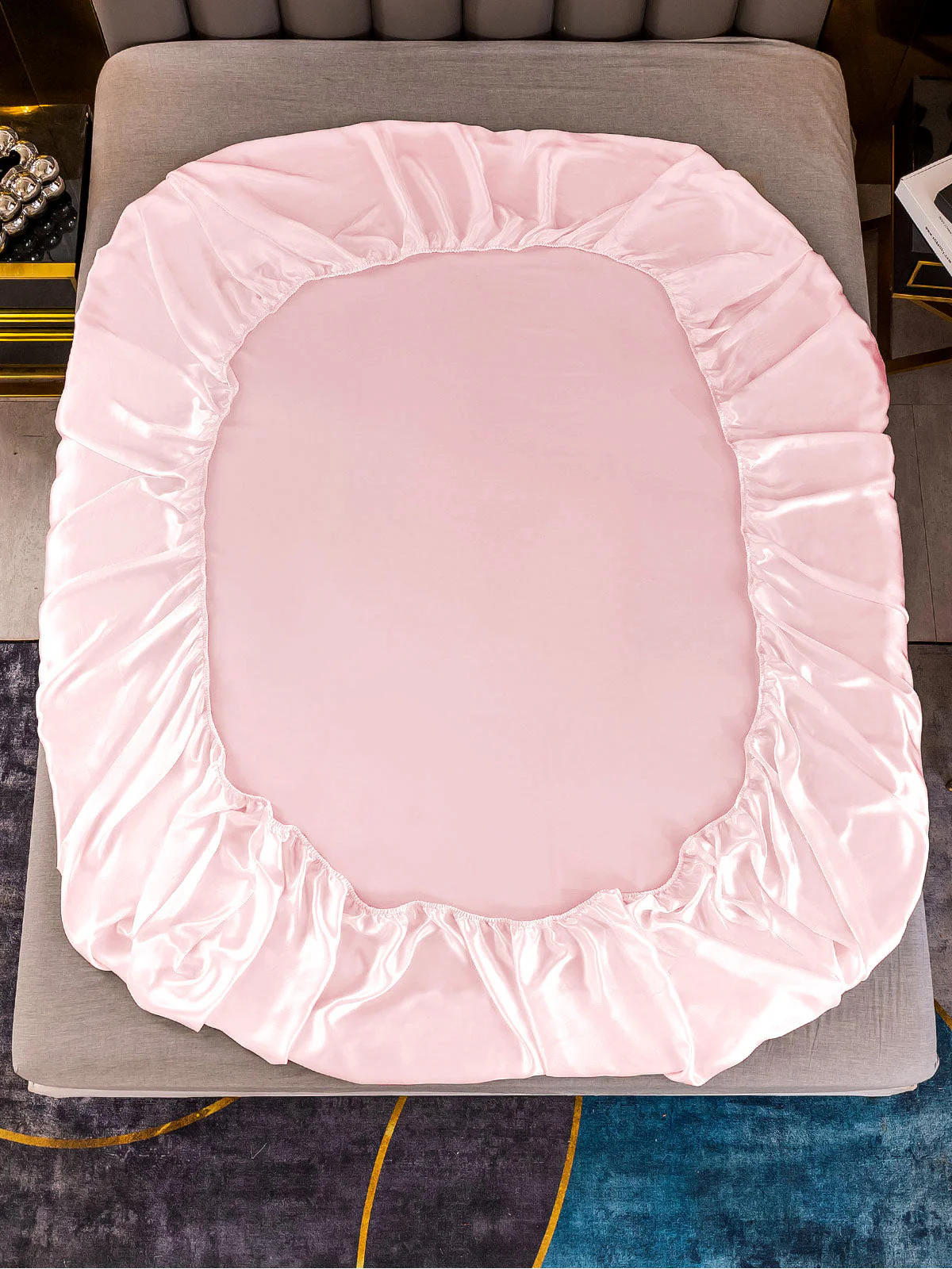 25Momme 3 pièces soie 1x drap housse+2x taies d‘oreiller - Image 39