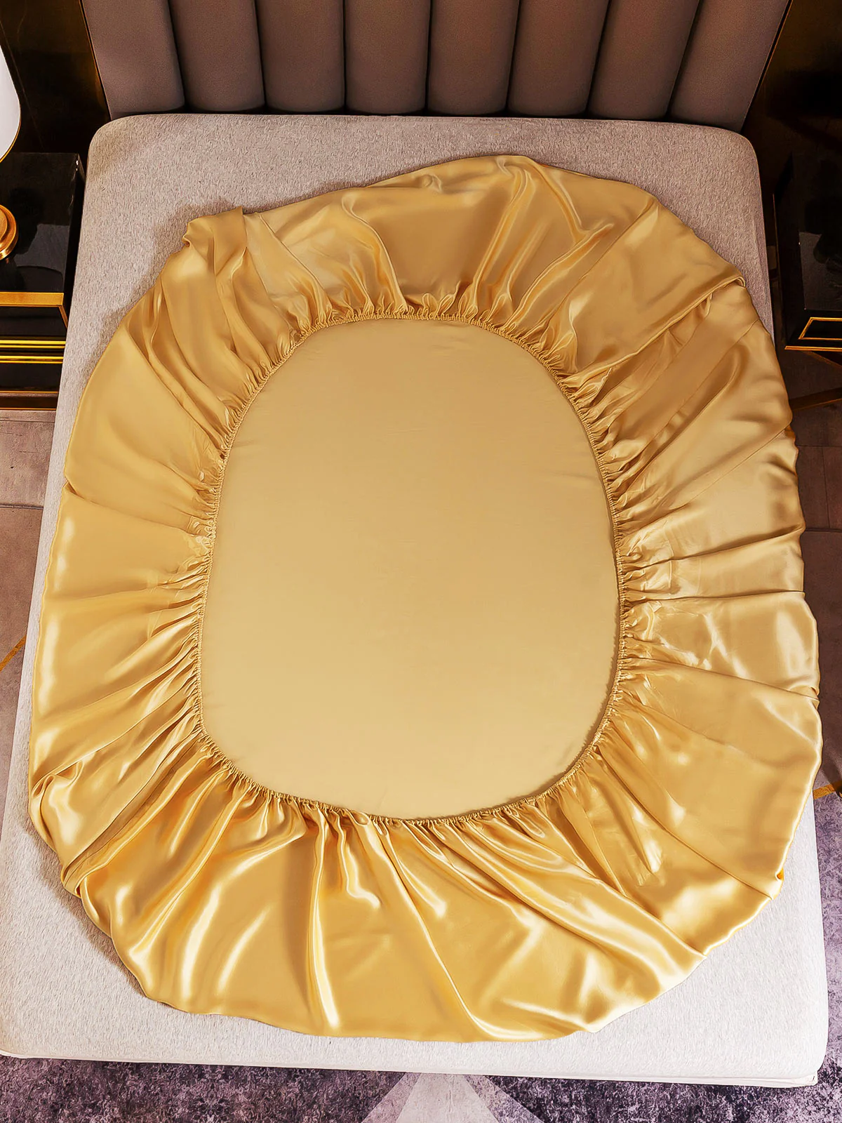 25Momme 3 pièces soie 1x drap housse+2x taies d‘oreiller - Image 57