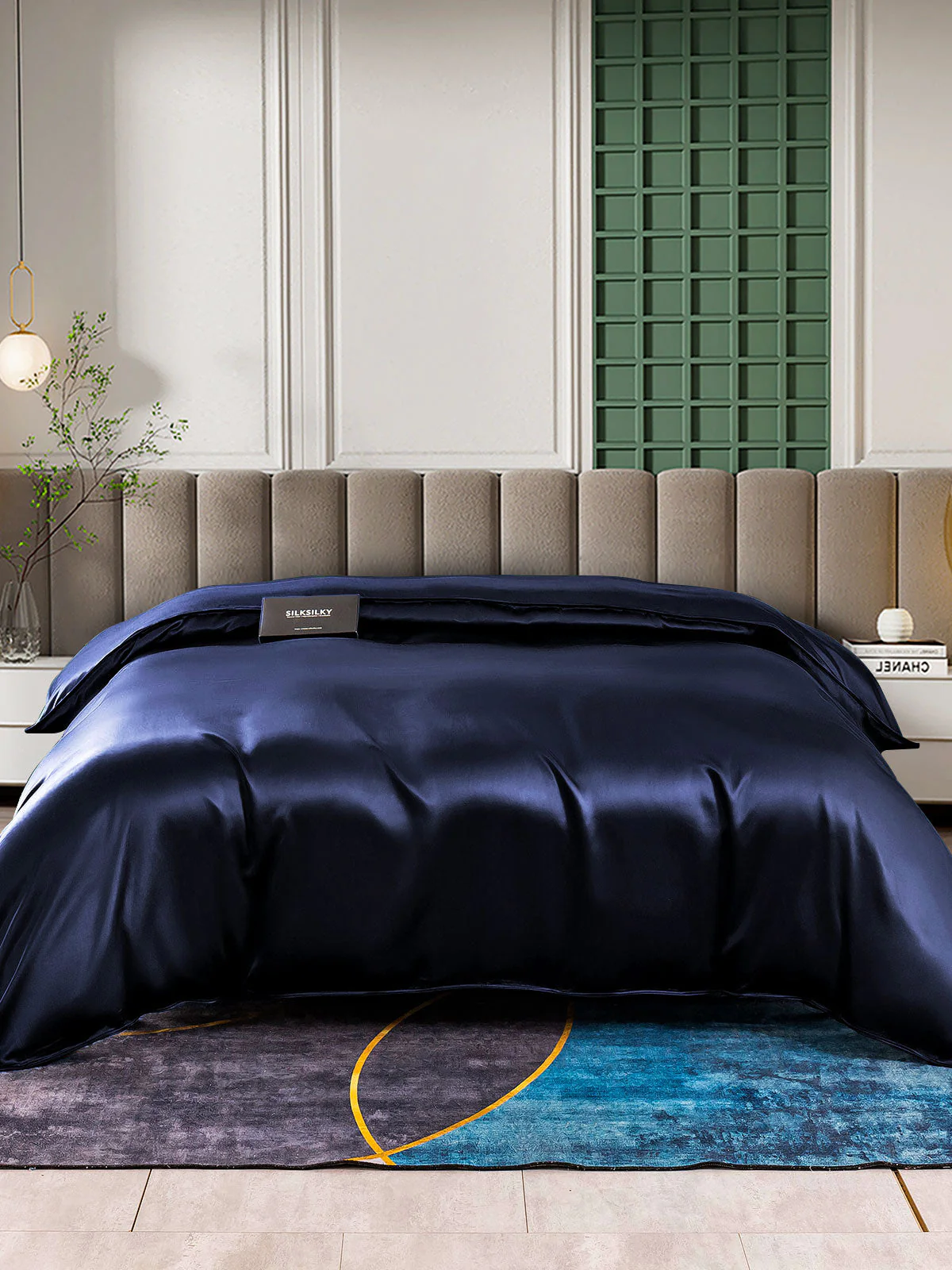 25 Momme Housse de Couette en Soie Luxueuse Sans Couture - Image 15