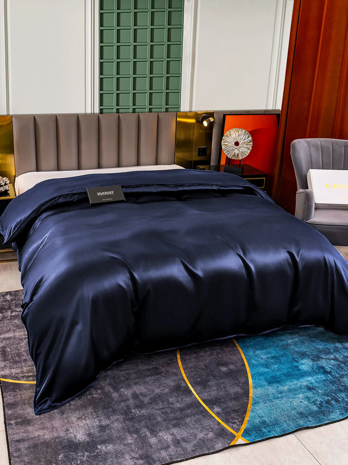 25 Momme Housse de Couette en Soie Luxueuse Sans Couture - Image 16