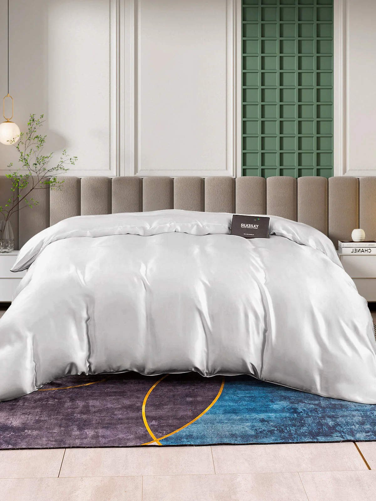 25 Momme Housse de Couette en Soie Luxueuse Sans Couture - Image 22