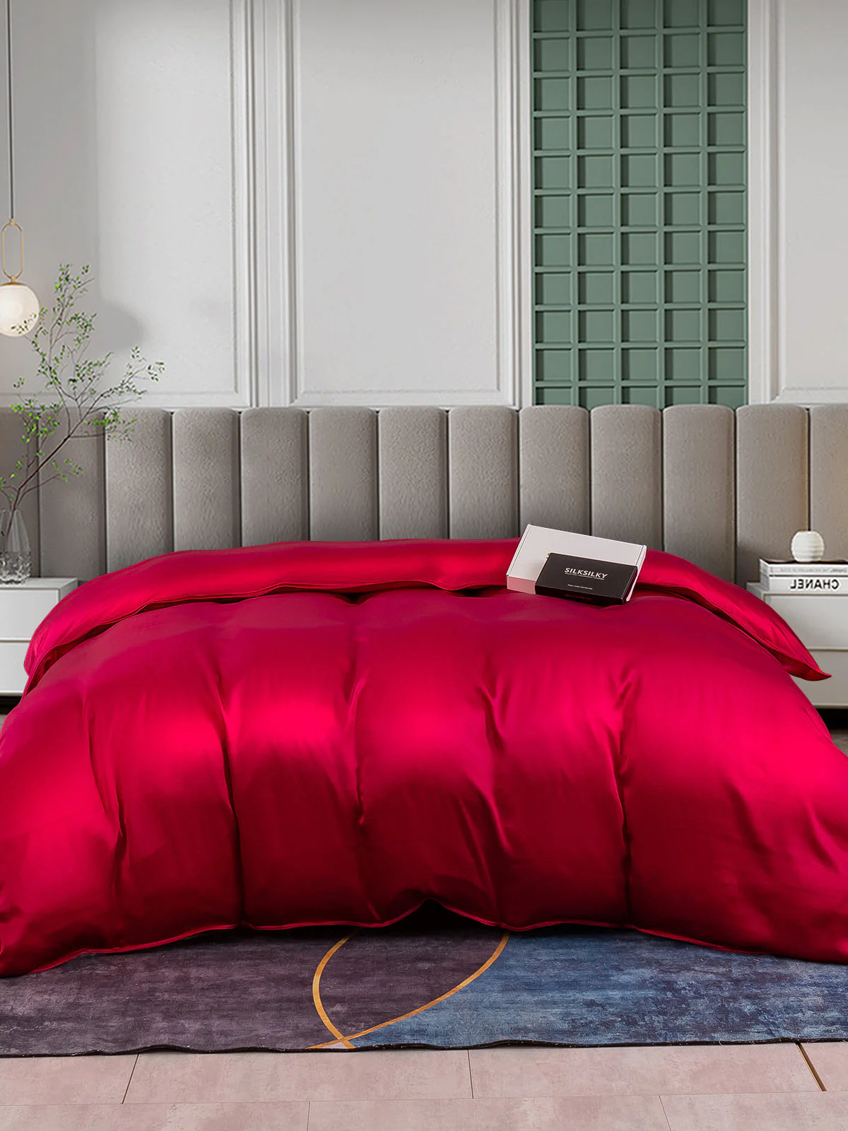 25 Momme Housse de Couette en Soie Luxueuse Sans Couture - Image 25