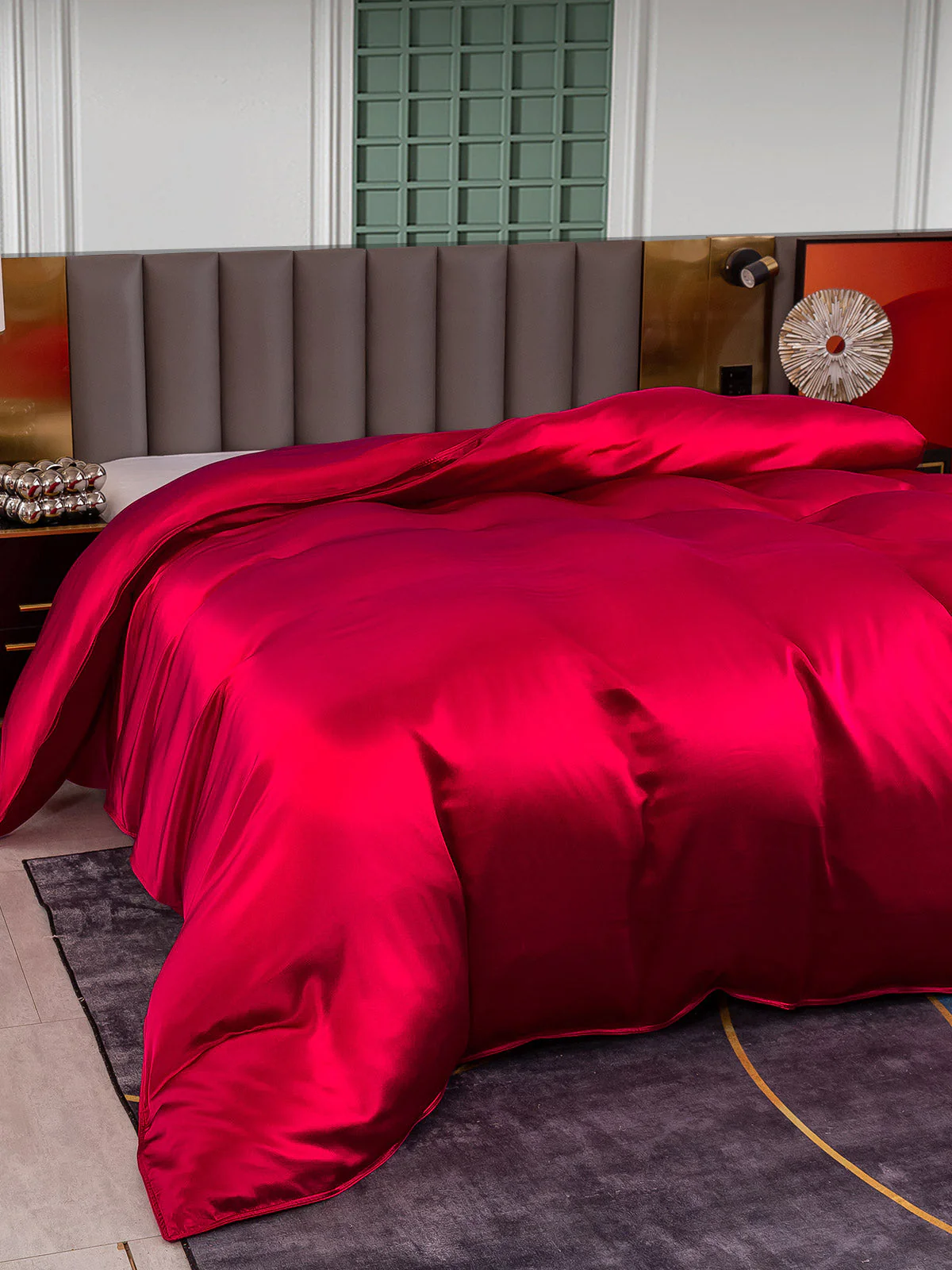 25 Momme Housse de Couette en Soie Luxueuse Sans Couture - Image 26